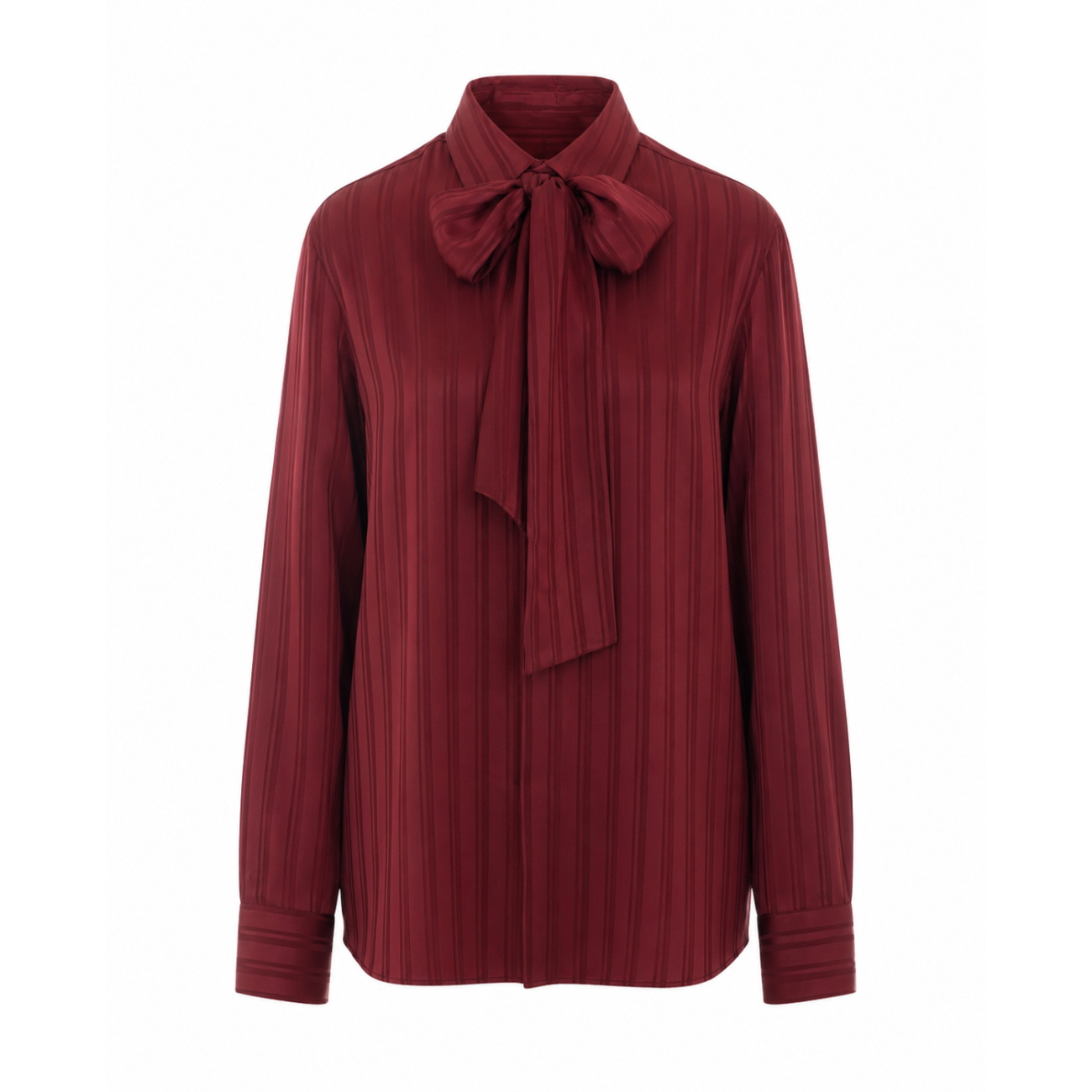 Saint Laurent Women Lavalliere Cassandre Shirt SAINT LAURENT