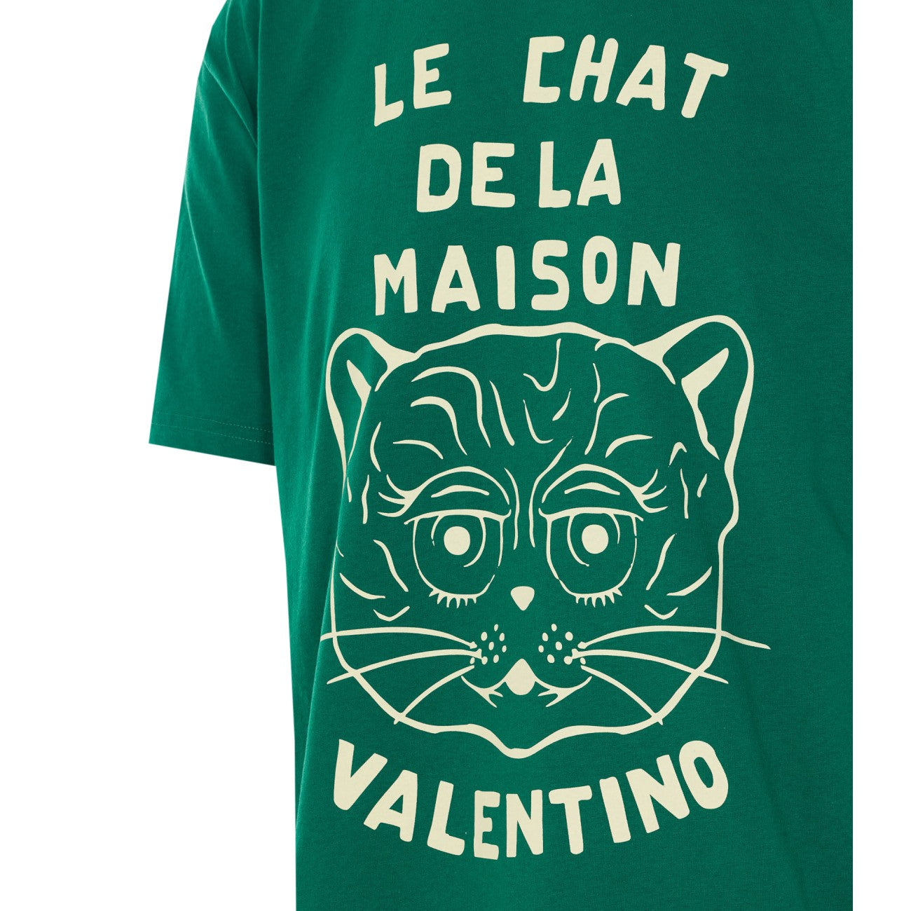 Valentino Garavani Men Le Chat De La Maison Print T-Shirt VALENTINO GARAVANI