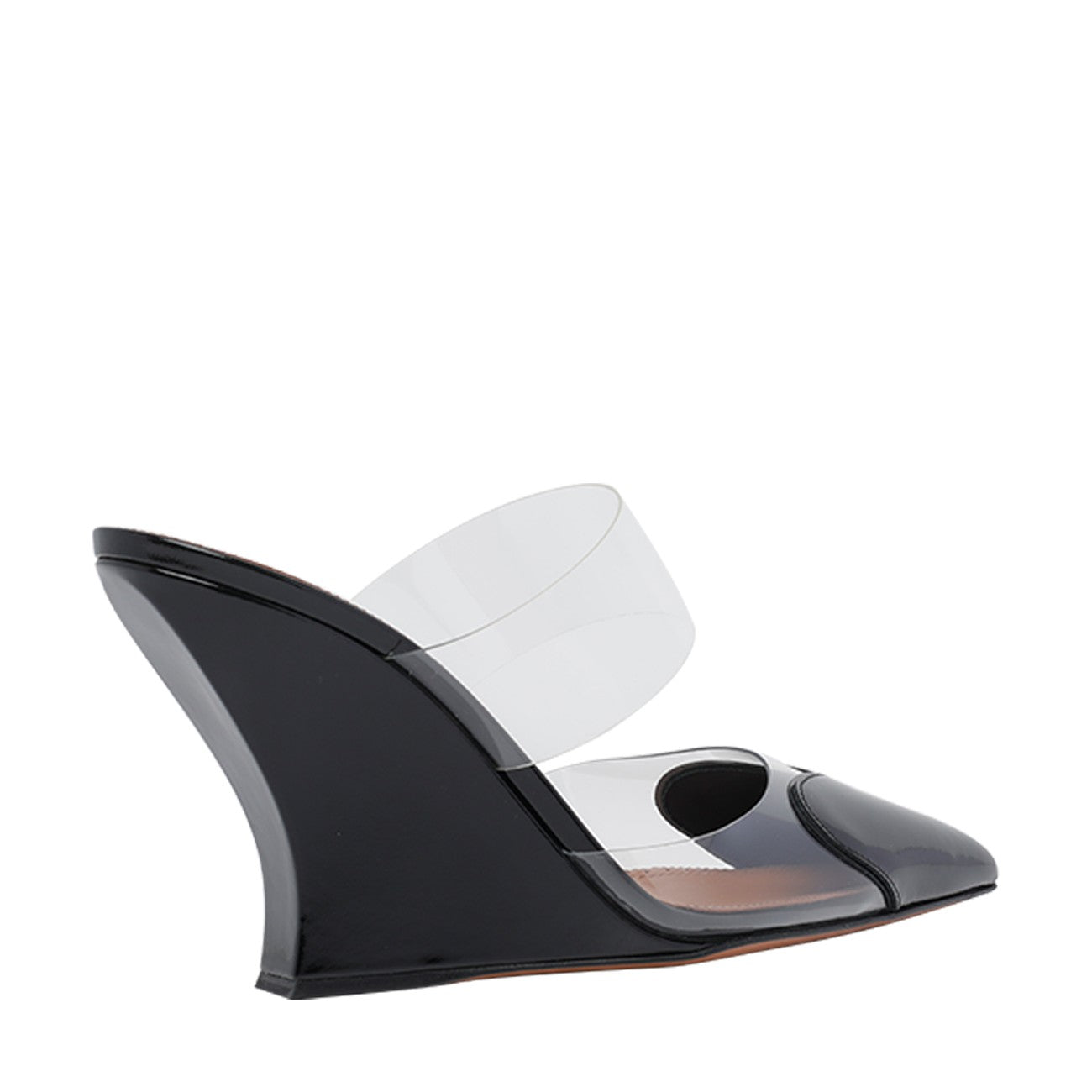 Alaia Women Le Coeur Wedges Mules In Patent Leather ALAIA