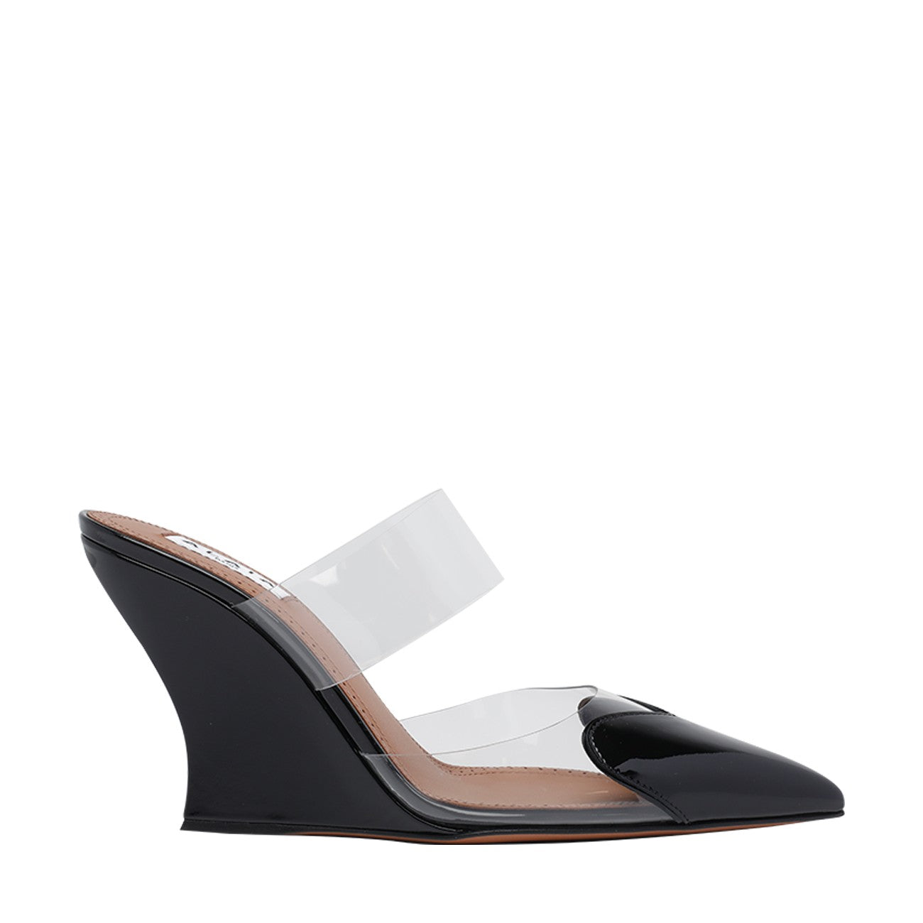 Alaia Women Le Coeur Wedges Mules In Patent Leather ALAIA