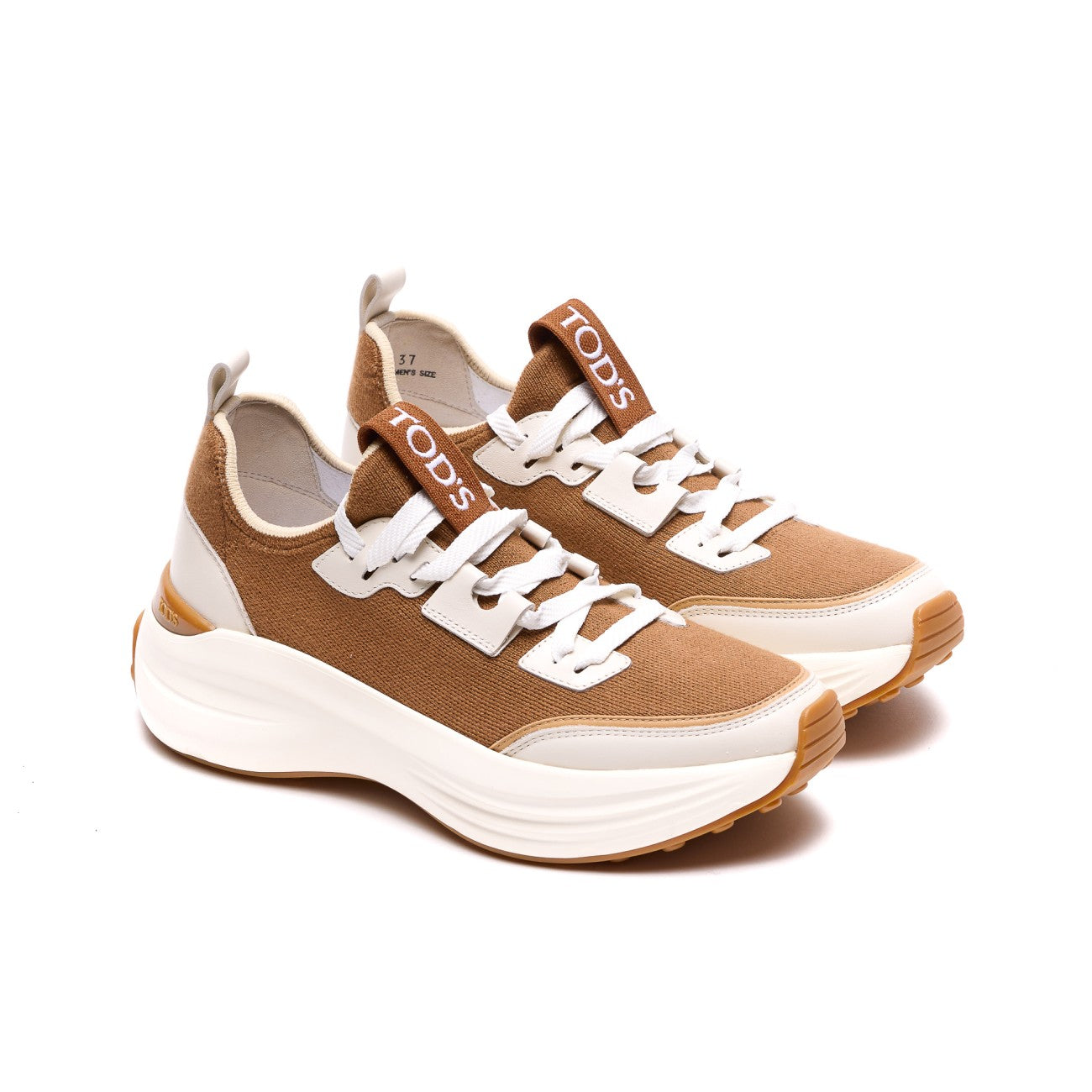 Tod's Women Leather And Fabric Sneakers TOD'S