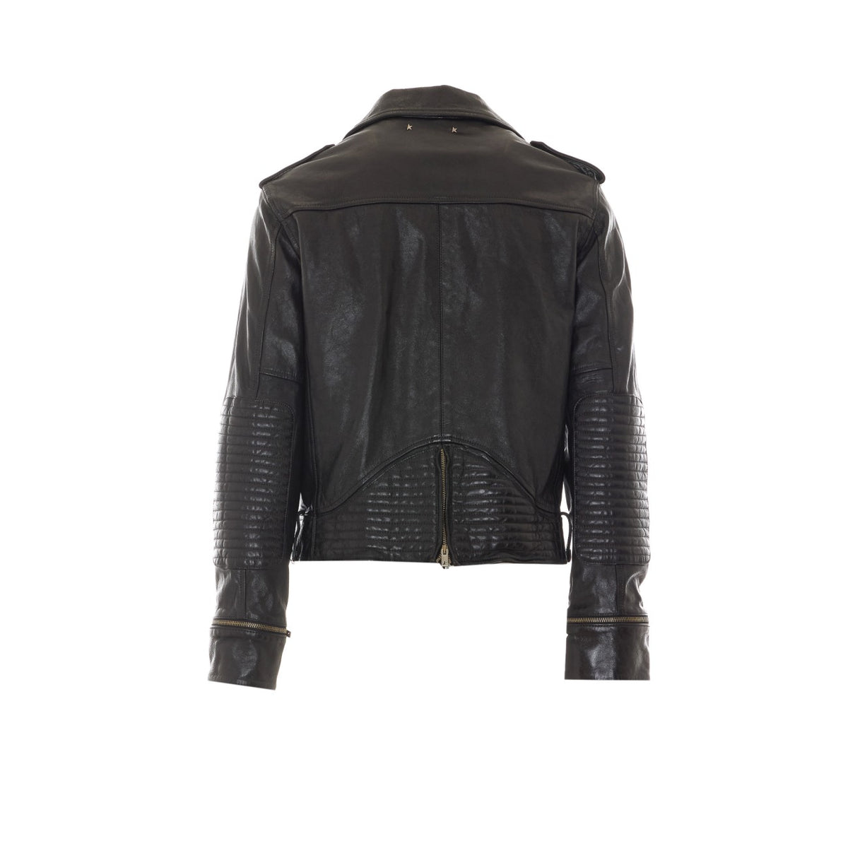 Golden Goose Men Leather Biker Jacket GOLDEN GOOSE