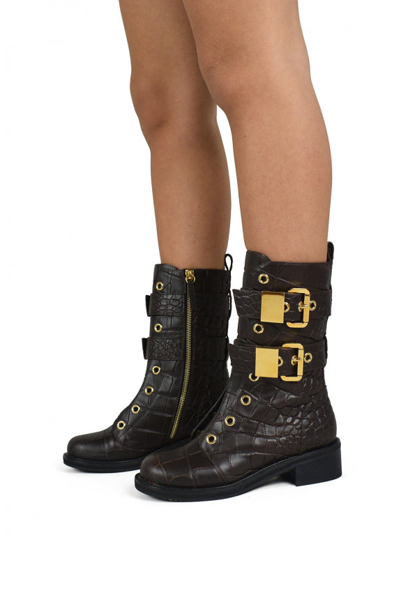 Giuseppe Zanotti Women Leather Boots GIUSEPPE ZANOTTI