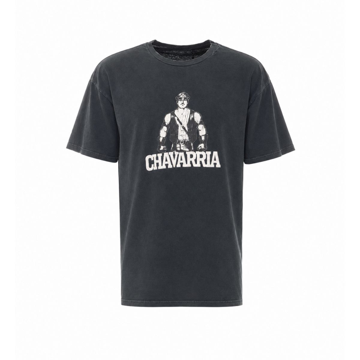 Willy Chavarria Men Leather Daddy Easy T-Shirt Willy Chavarria