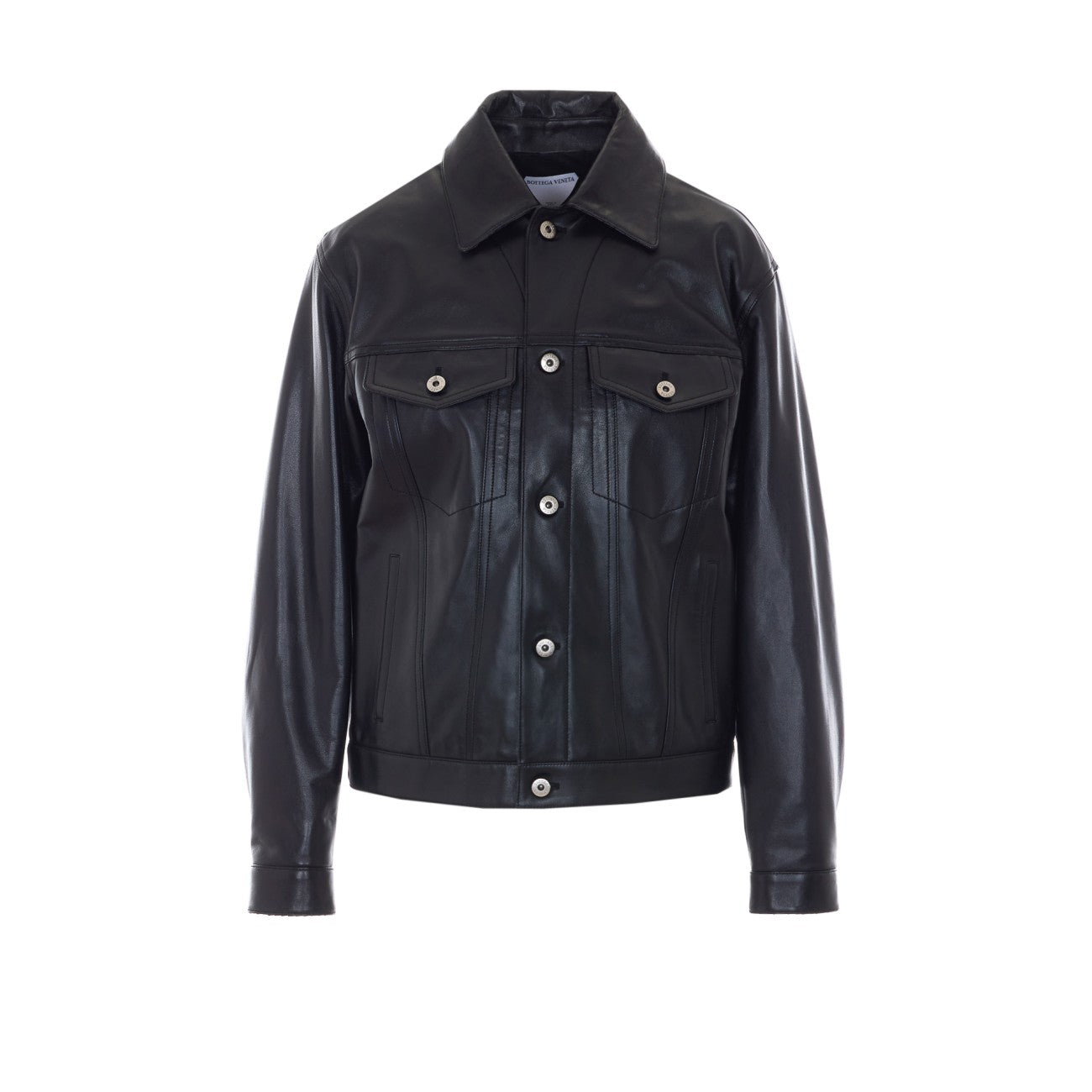 Bottega Veneta Women Leather Jacket With Intrecciato Bandana BOTTEGA VENETA