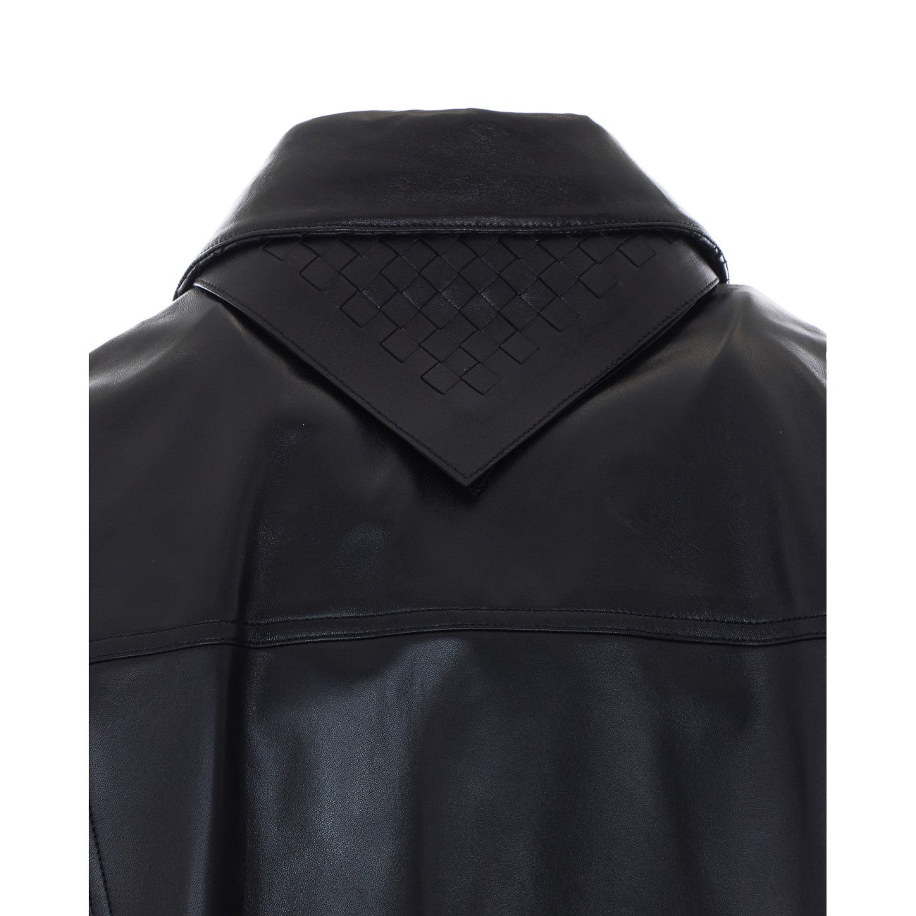 Bottega Veneta Women Leather Jacket With Intrecciato Bandana BOTTEGA VENETA