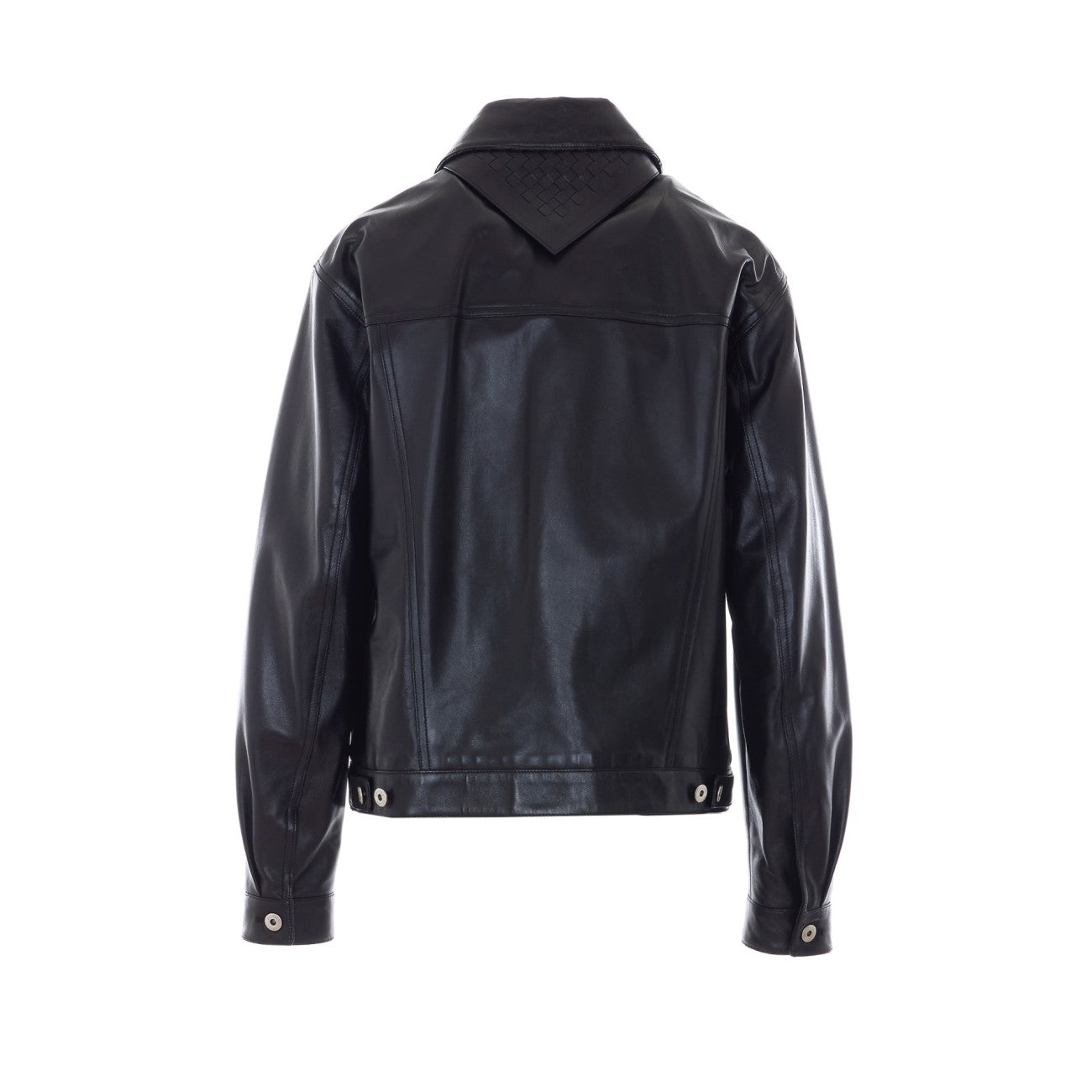 Bottega Veneta Women Leather Jacket With Intrecciato Bandana BOTTEGA VENETA