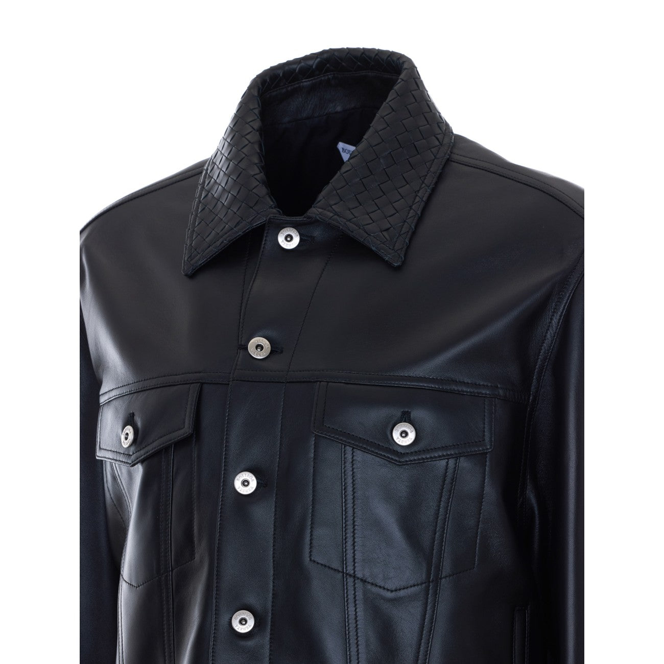 Bottega Veneta Men Leather Jacket BOTTEGA VENETA