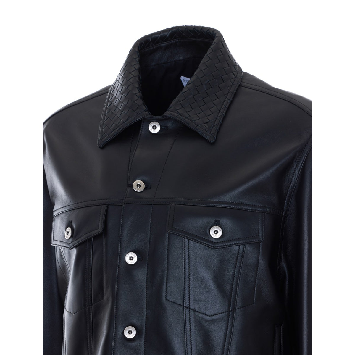 Bottega Veneta Men Leather Jacket BOTTEGA VENETA