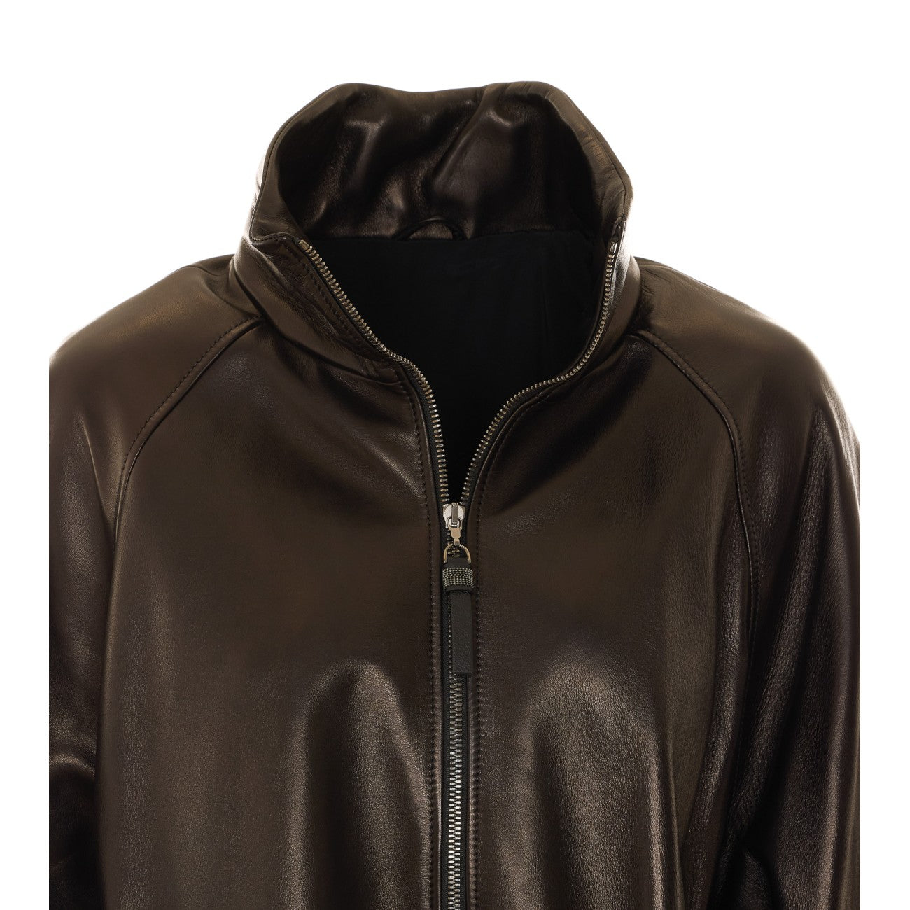 Brunello Cucinelli Women Leather Jacket BRUNELLO CUCINELLI