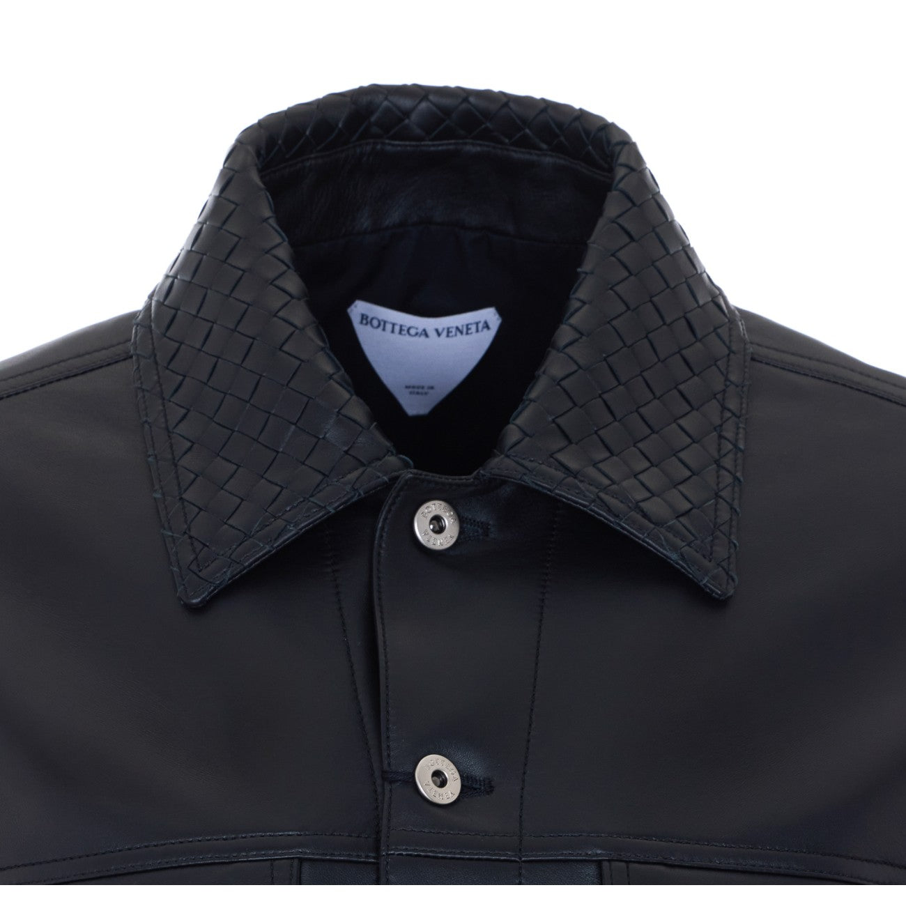 Bottega Veneta Men Leather Jacket BOTTEGA VENETA