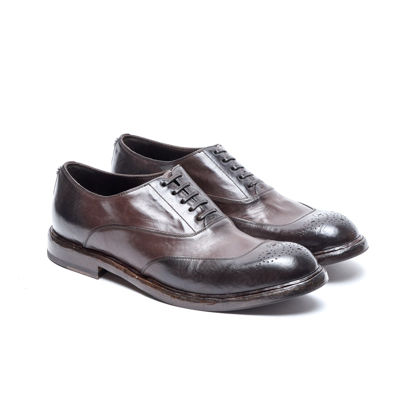Dolce&Gabbana Men Leather Laced Up Shoes DOLCE & GABBANA