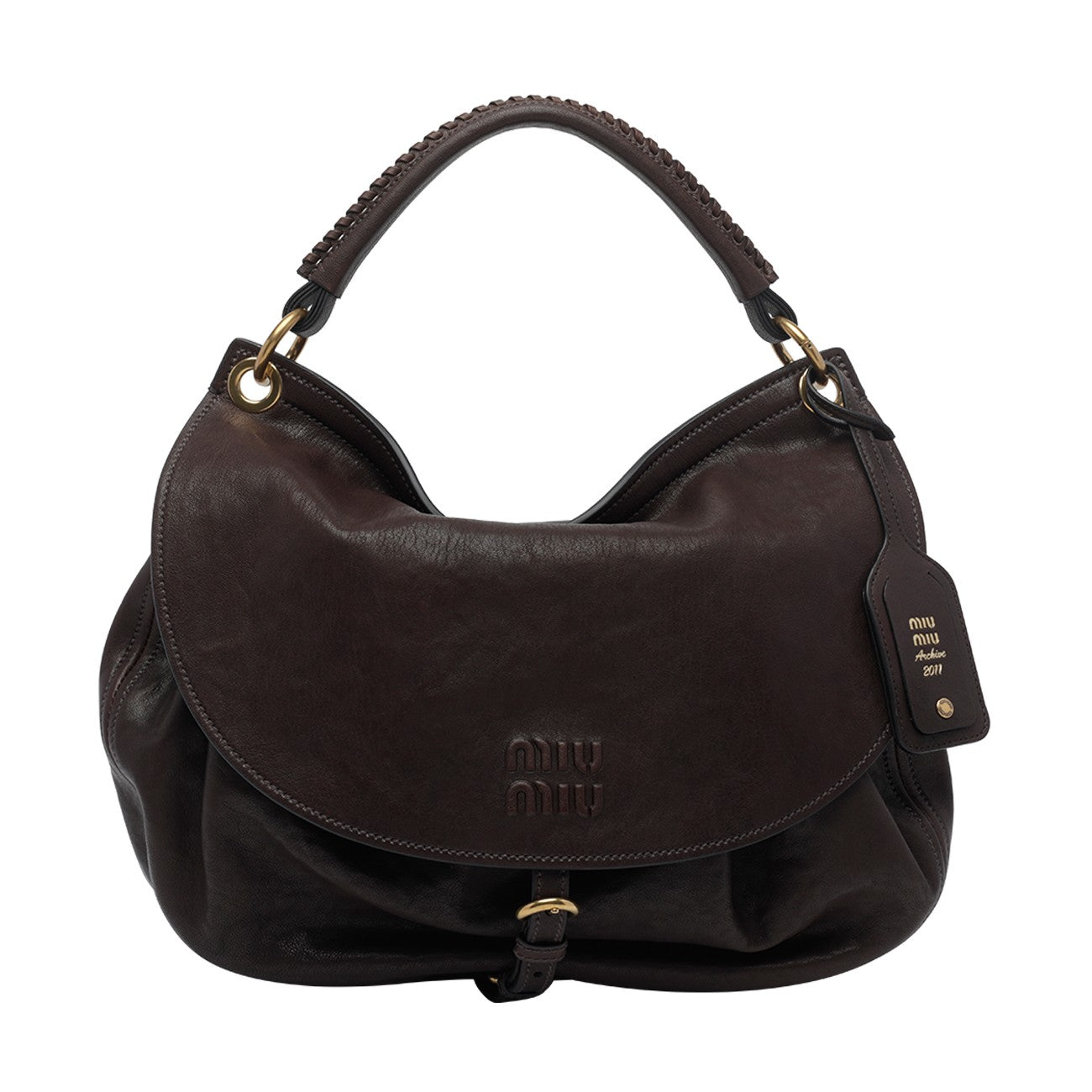 Miu Miu Women Leather Rendez-Vous Shoulder Bag MIU MIU
