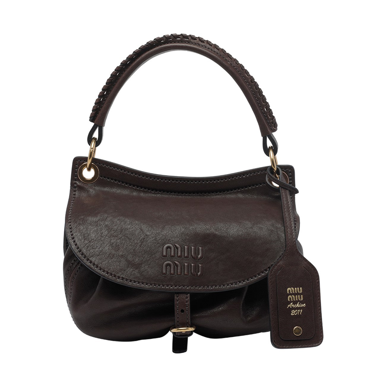 Miu Miu Women Leather Rendez-Vous Shoulder Bag MIU MIU
