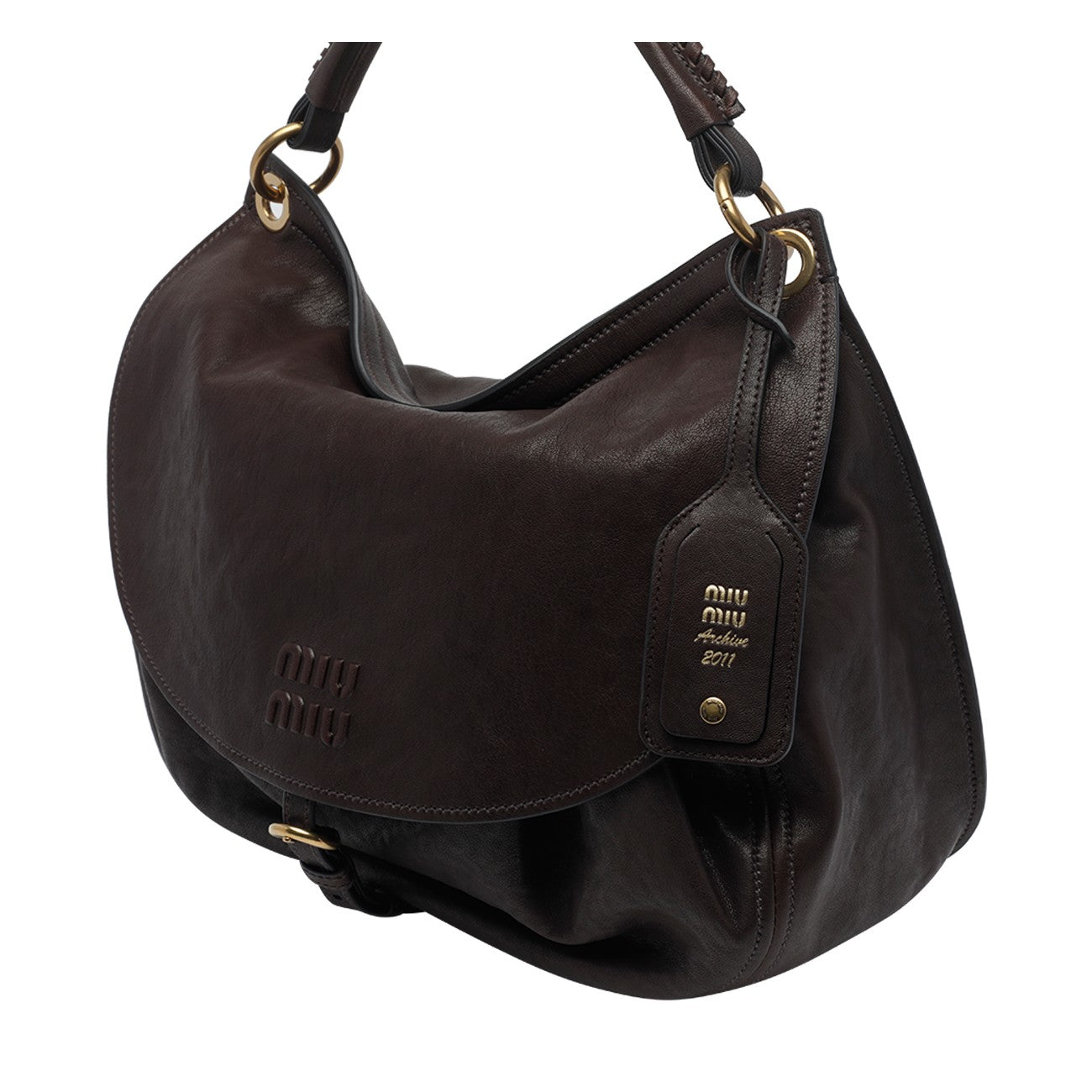 Miu Miu Women Leather Rendez-Vous Shoulder Bag MIU MIU