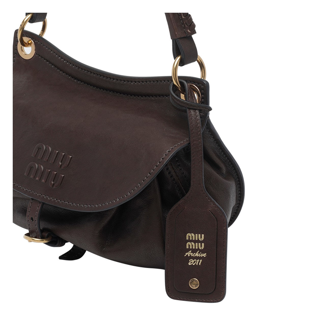 Miu Miu Women Leather Rendez-Vous Shoulder Bag MIU MIU