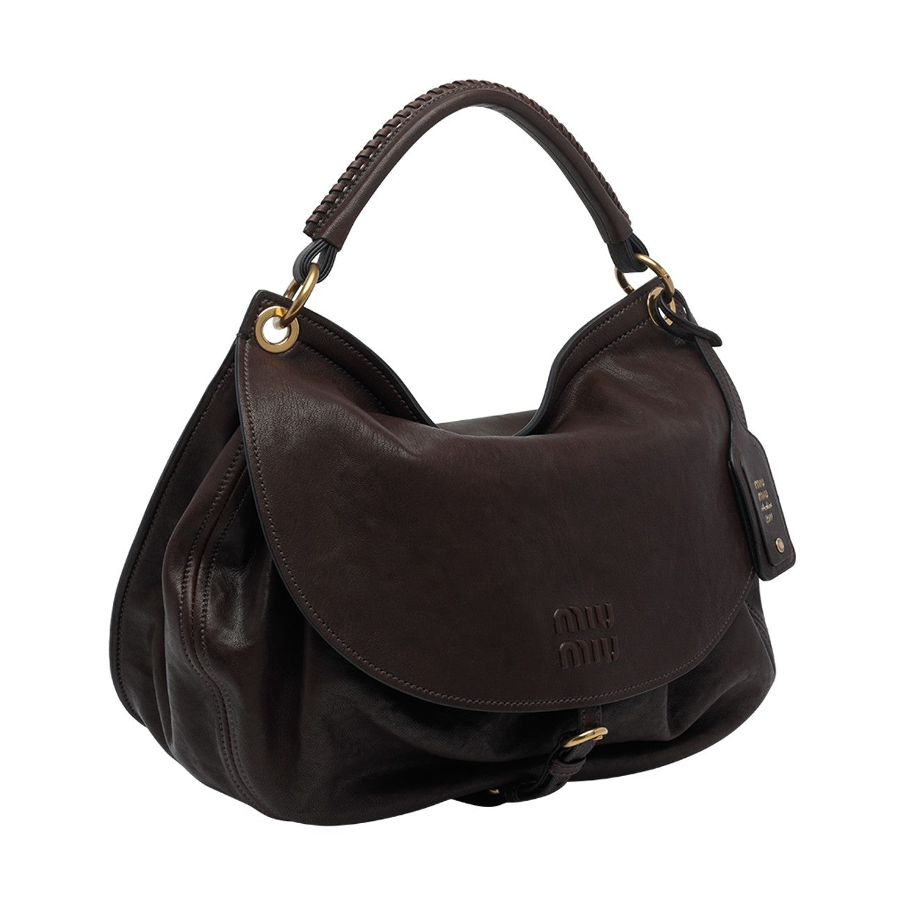 Miu Miu Women Leather Rendez-Vous Shoulder Bag MIU MIU