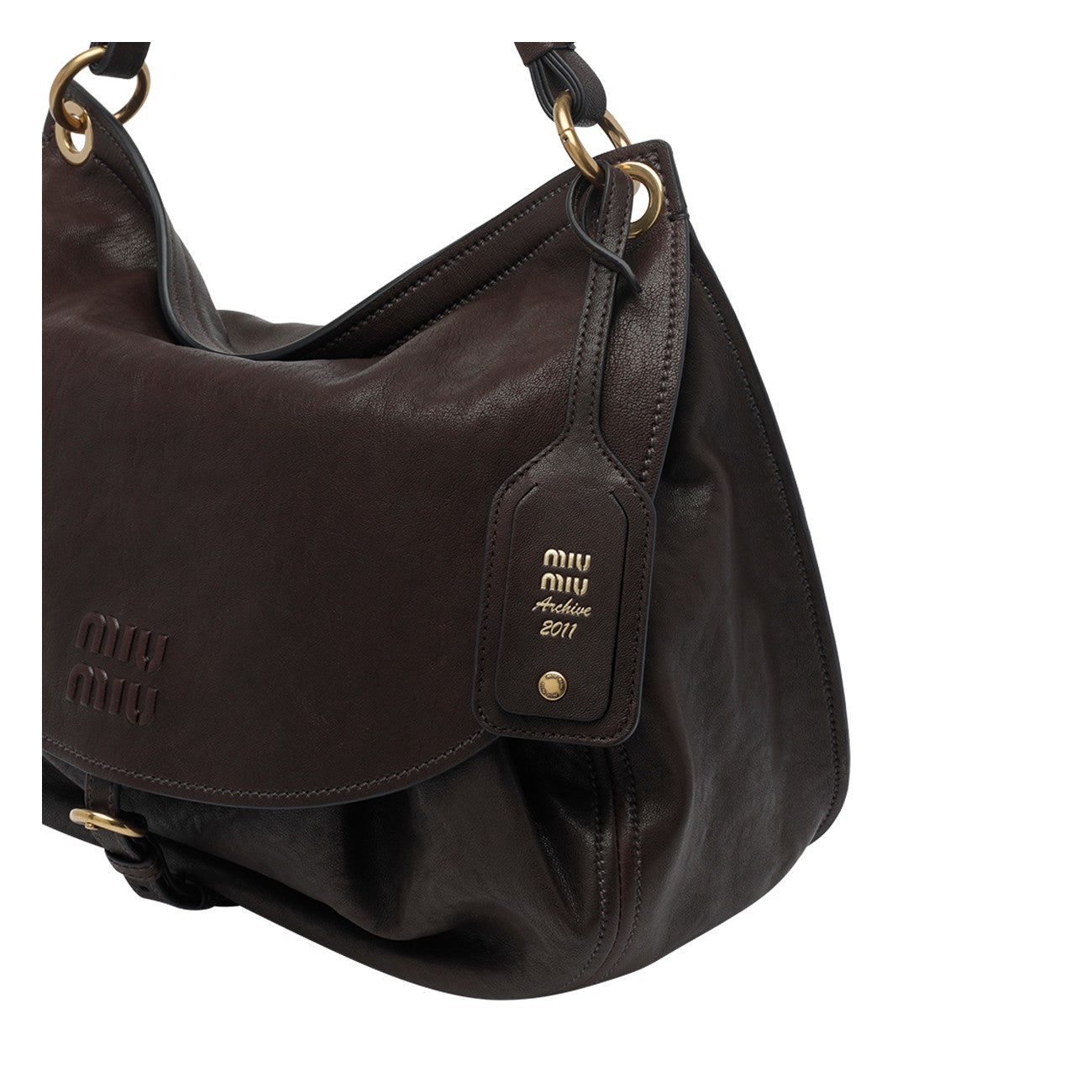 Miu Miu Women Leather Rendez-Vous Shoulder Bag MIU MIU
