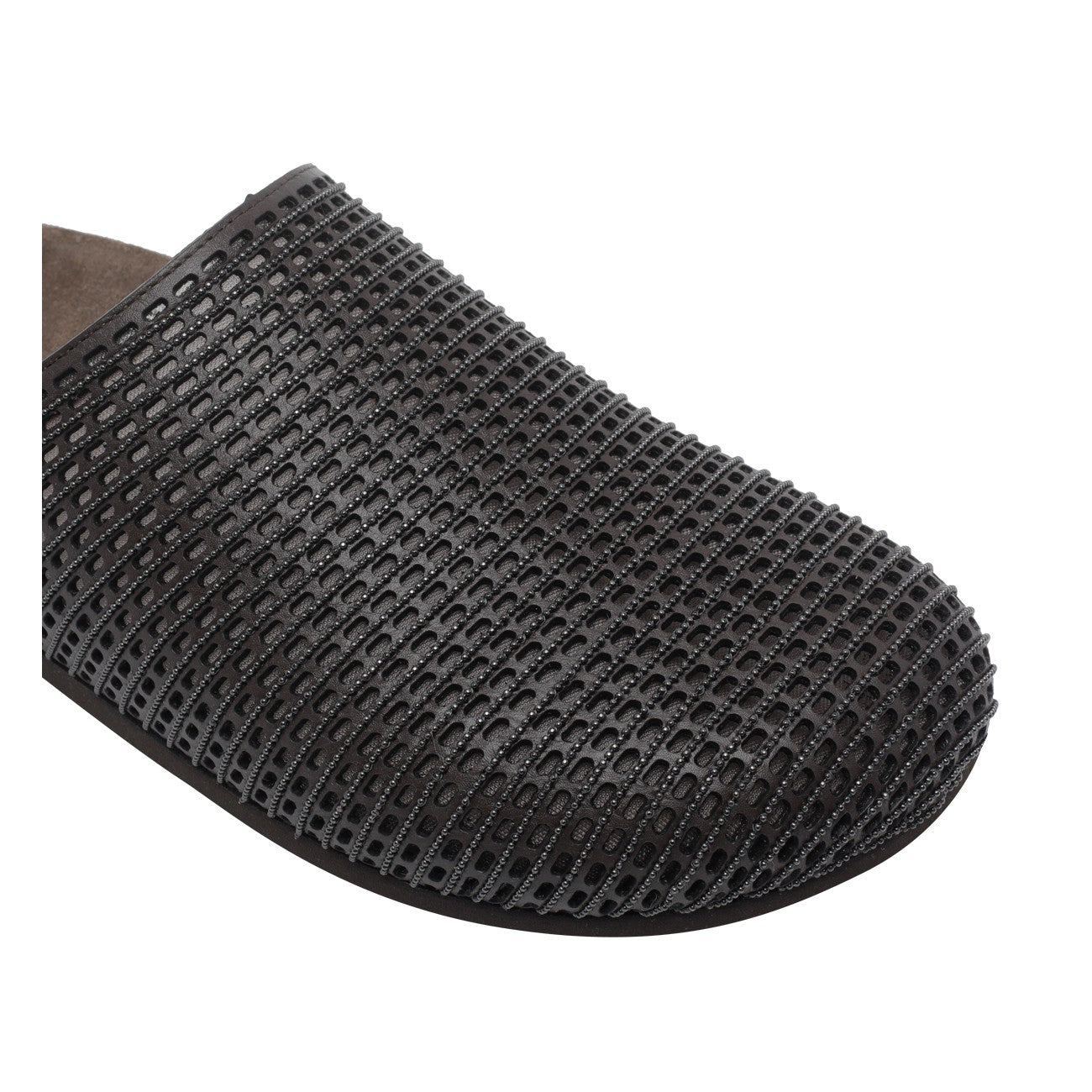 Brunello Cucinelli Women Leather Sandals With Precious Net BRUNELLO CUCINELLI