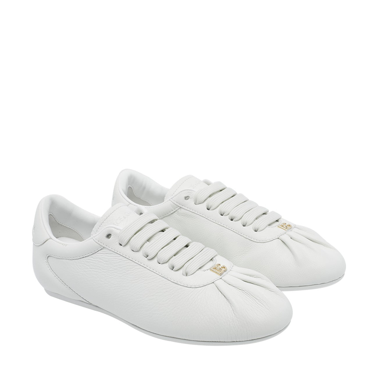 Dolce&Gabbana Women Leather Soft Ballet Sneakers DOLCE & GABBANA