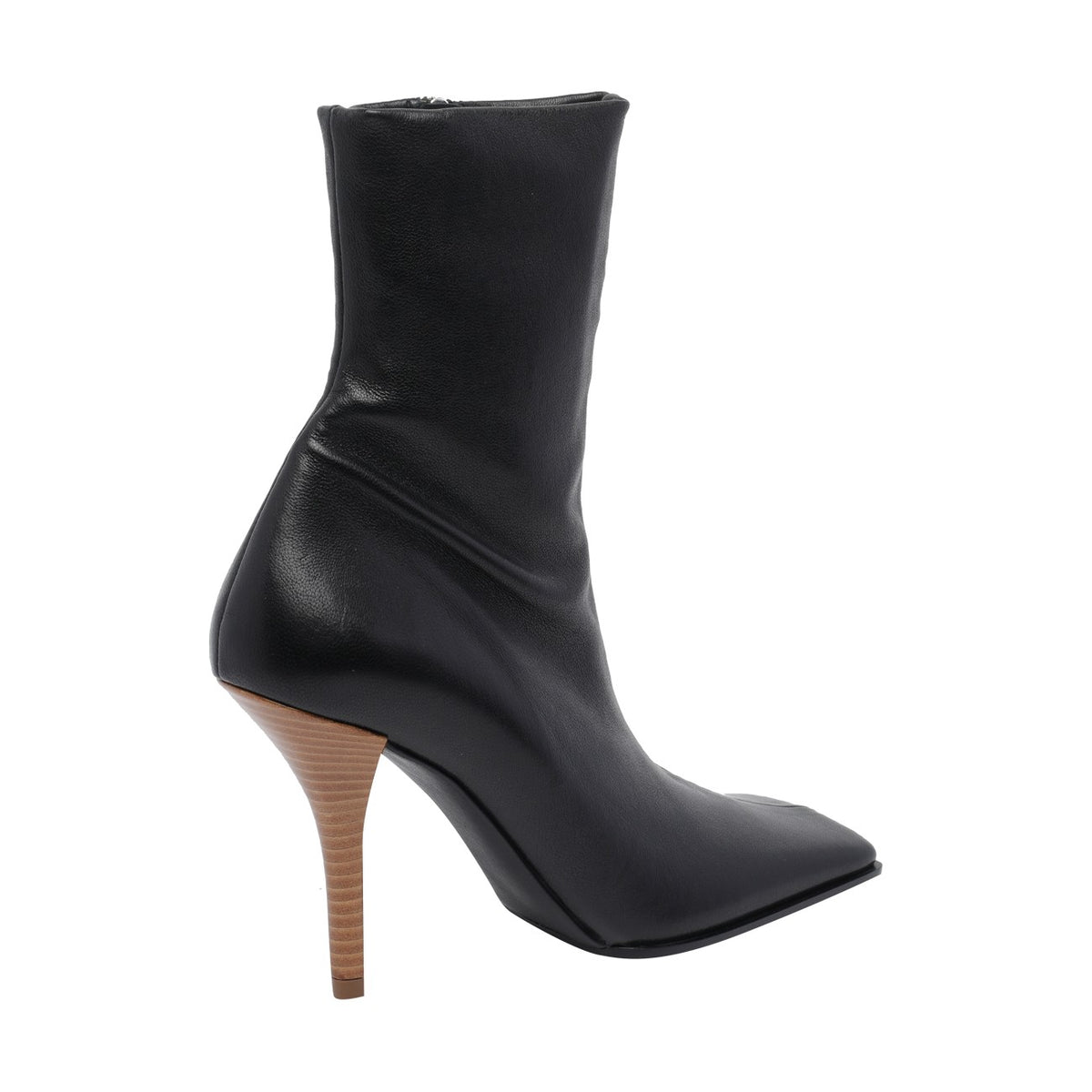 Alaia Women Leather Soft Squared Pump Boots ALAIA