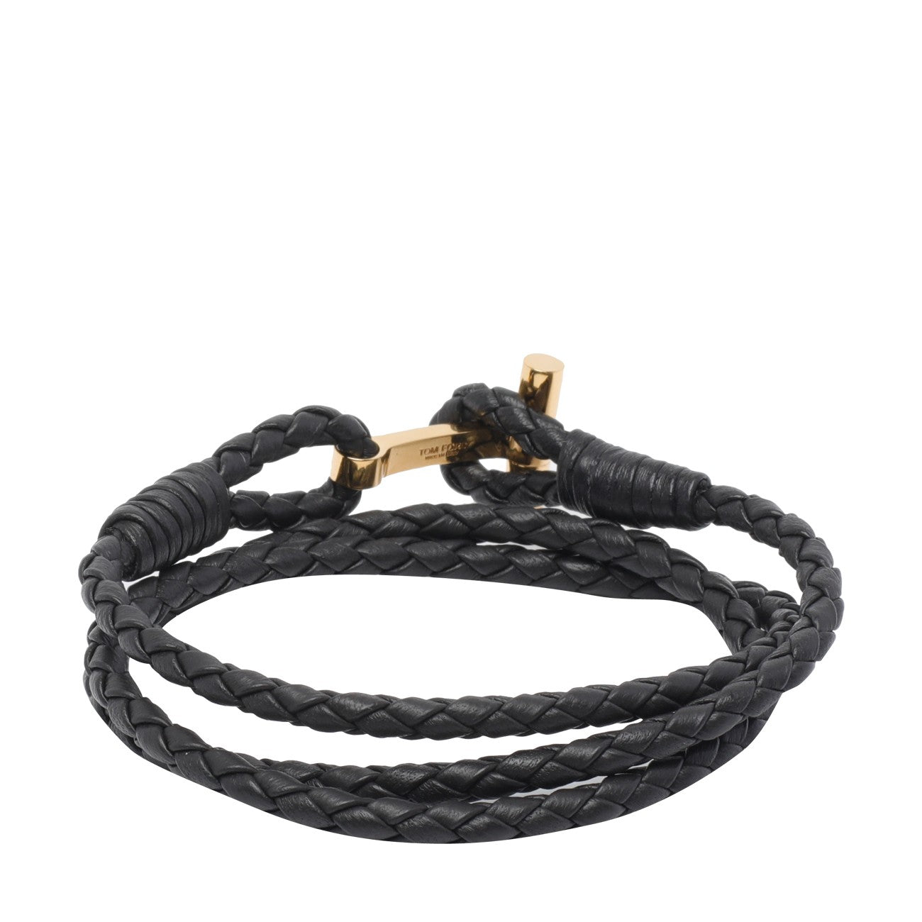 Tom Ford Men Leather T Bracelet TOM FORD