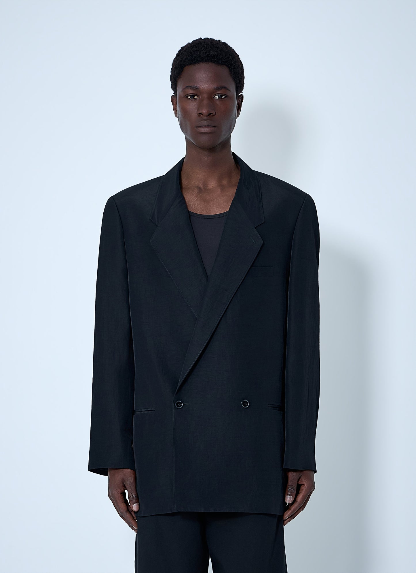 Lemaire Men Double-Breasted Tailored Blazer LEMAIRE