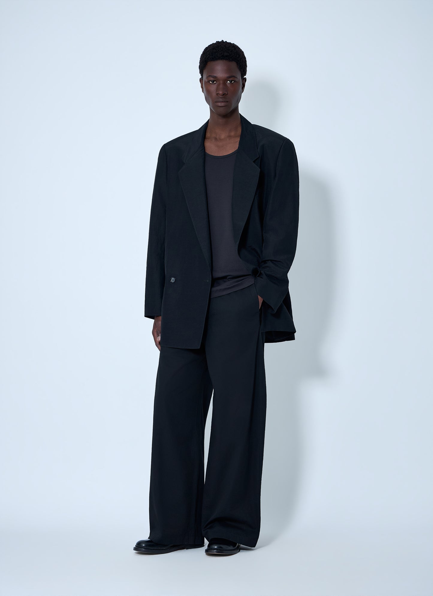 Lemaire Men Double-Breasted Tailored Blazer LEMAIRE