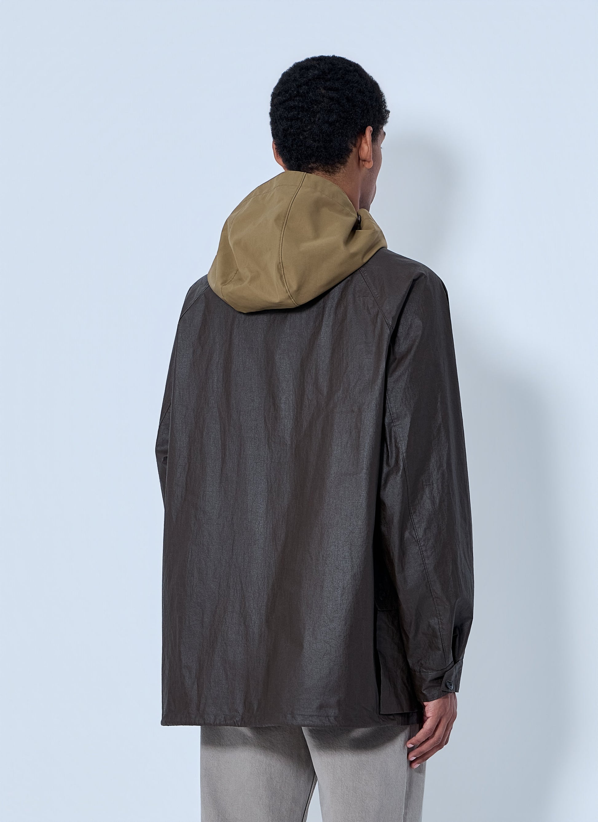 Lemaire Men Hooded Waxed Jacket LEMAIRE