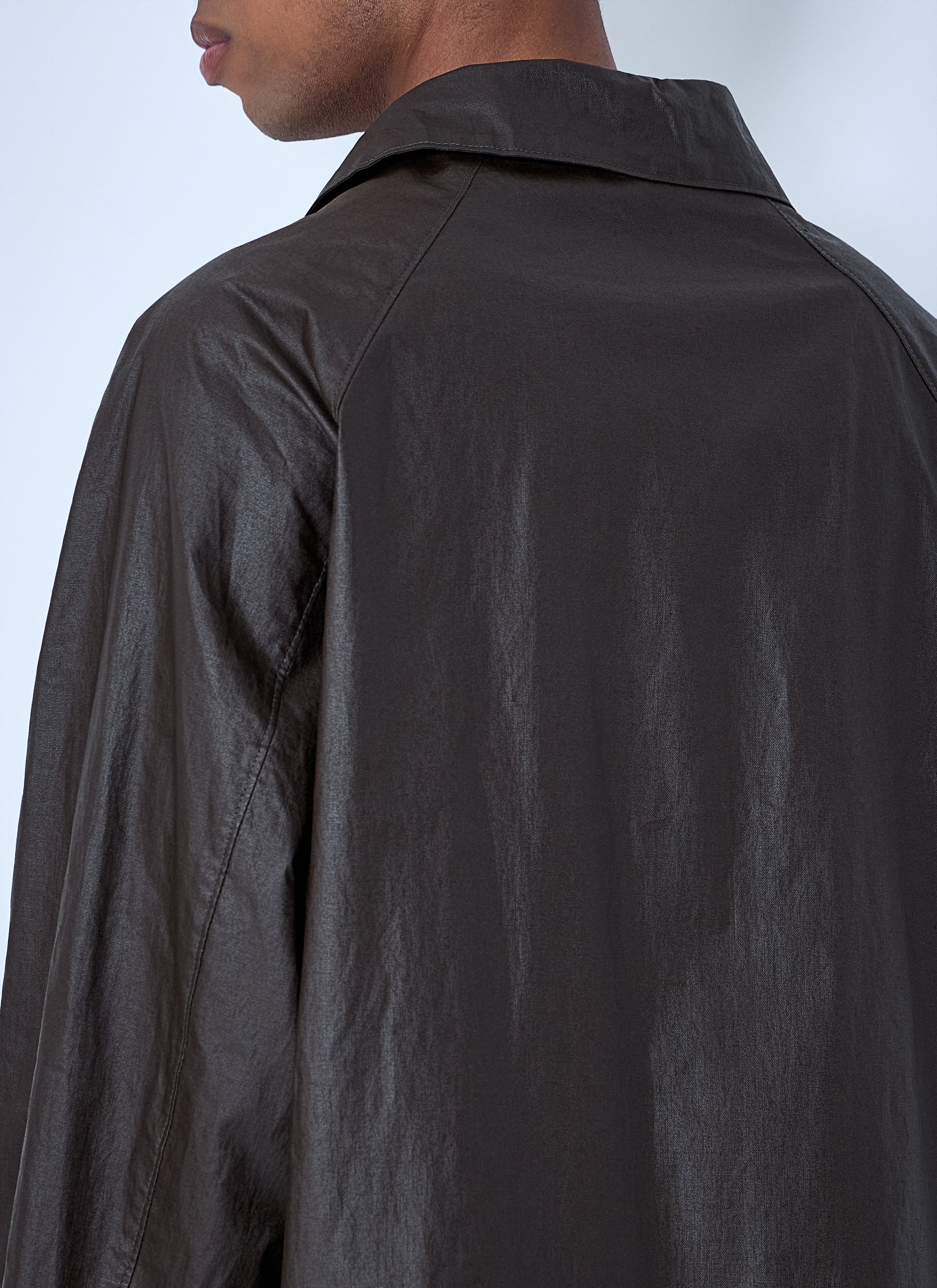Lemaire Men Hooded Waxed Jacket LEMAIRE