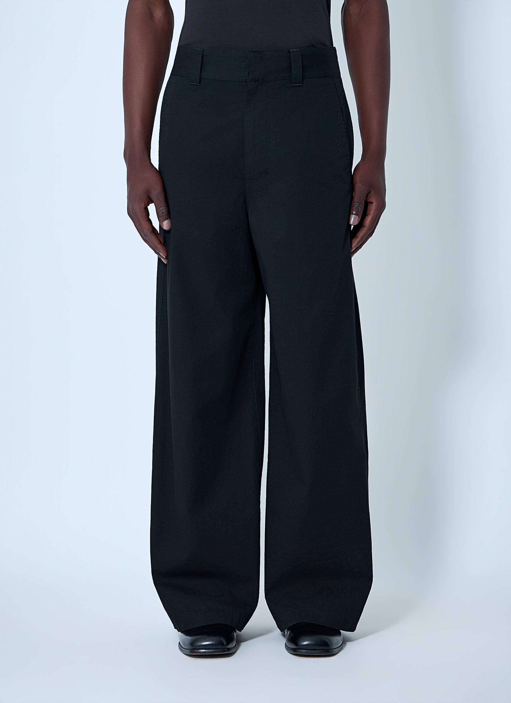 Lemaire Men Wide-Leg Tailored Trousers LEMAIRE