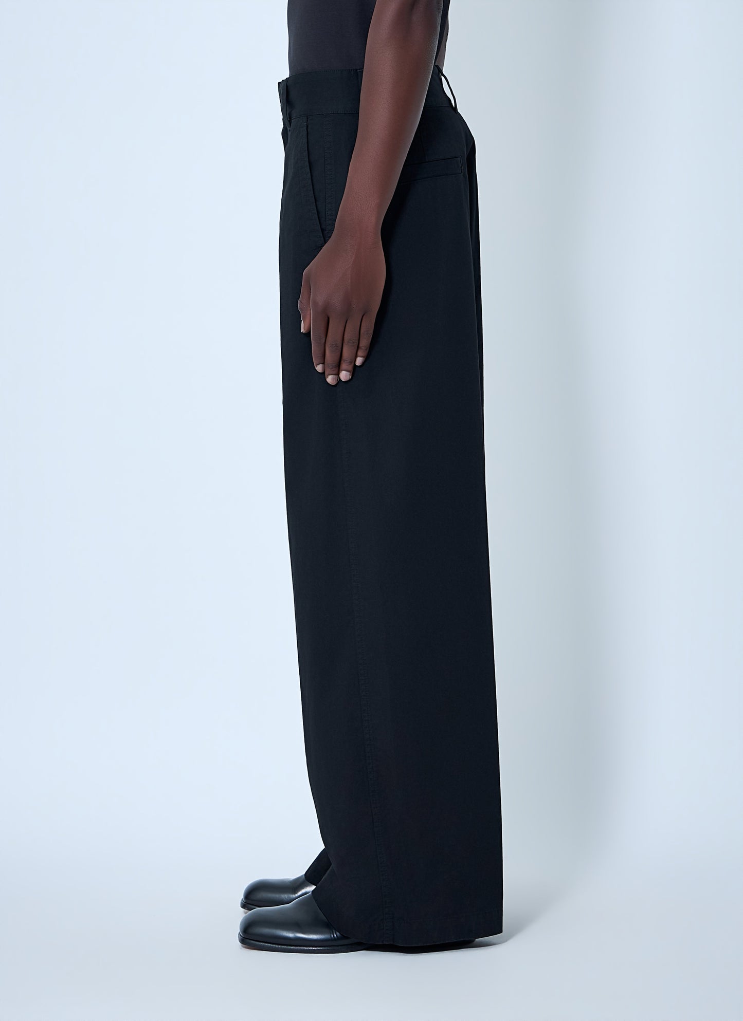 Lemaire Men Wide-Leg Tailored Trousers LEMAIRE