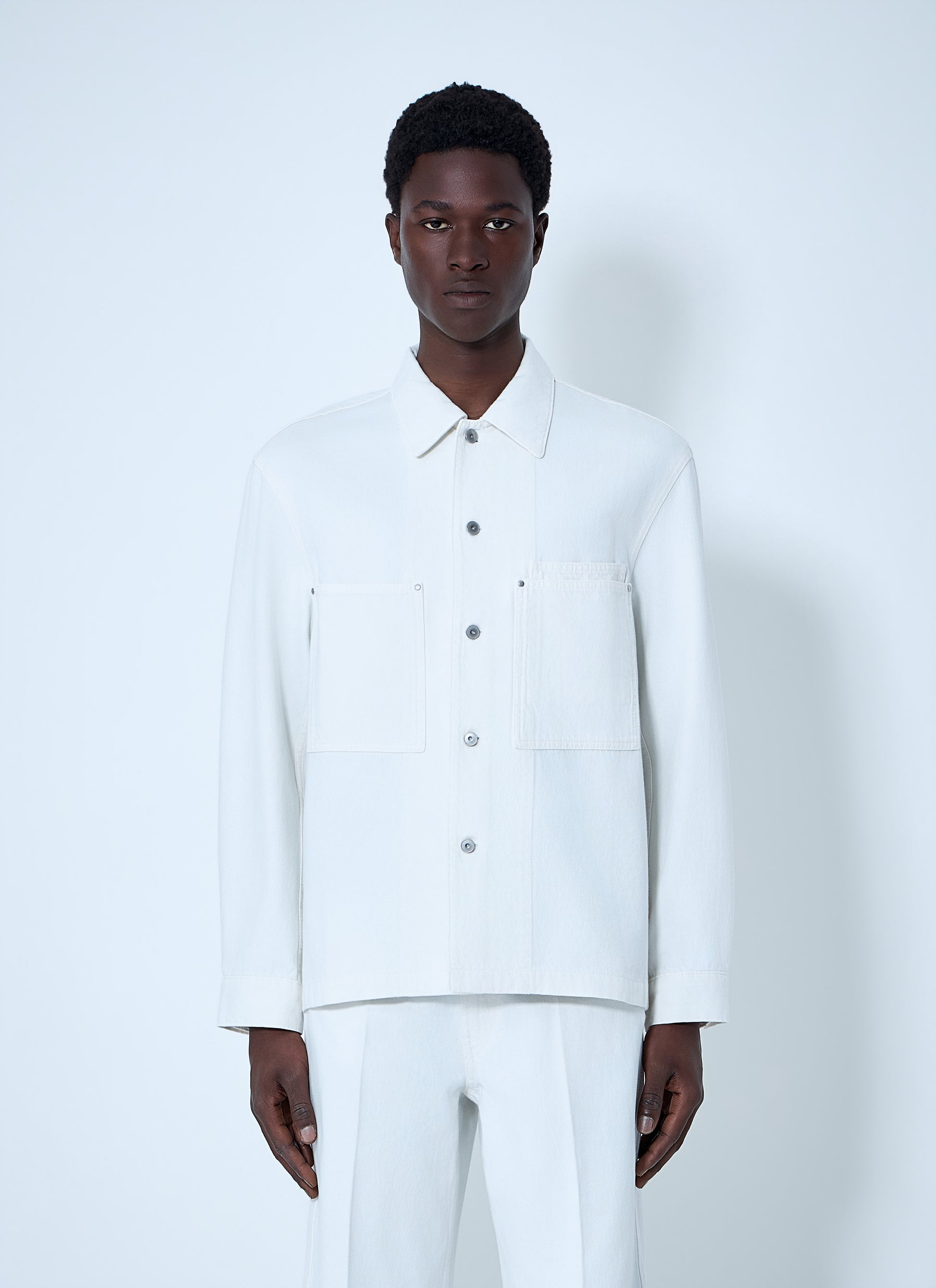 Lemaire Men Cotton Twill Overshirt LEMAIRE