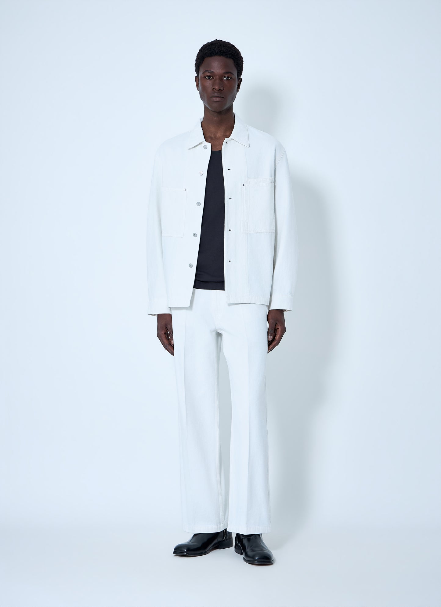 Lemaire Men Cotton Twill Overshirt LEMAIRE