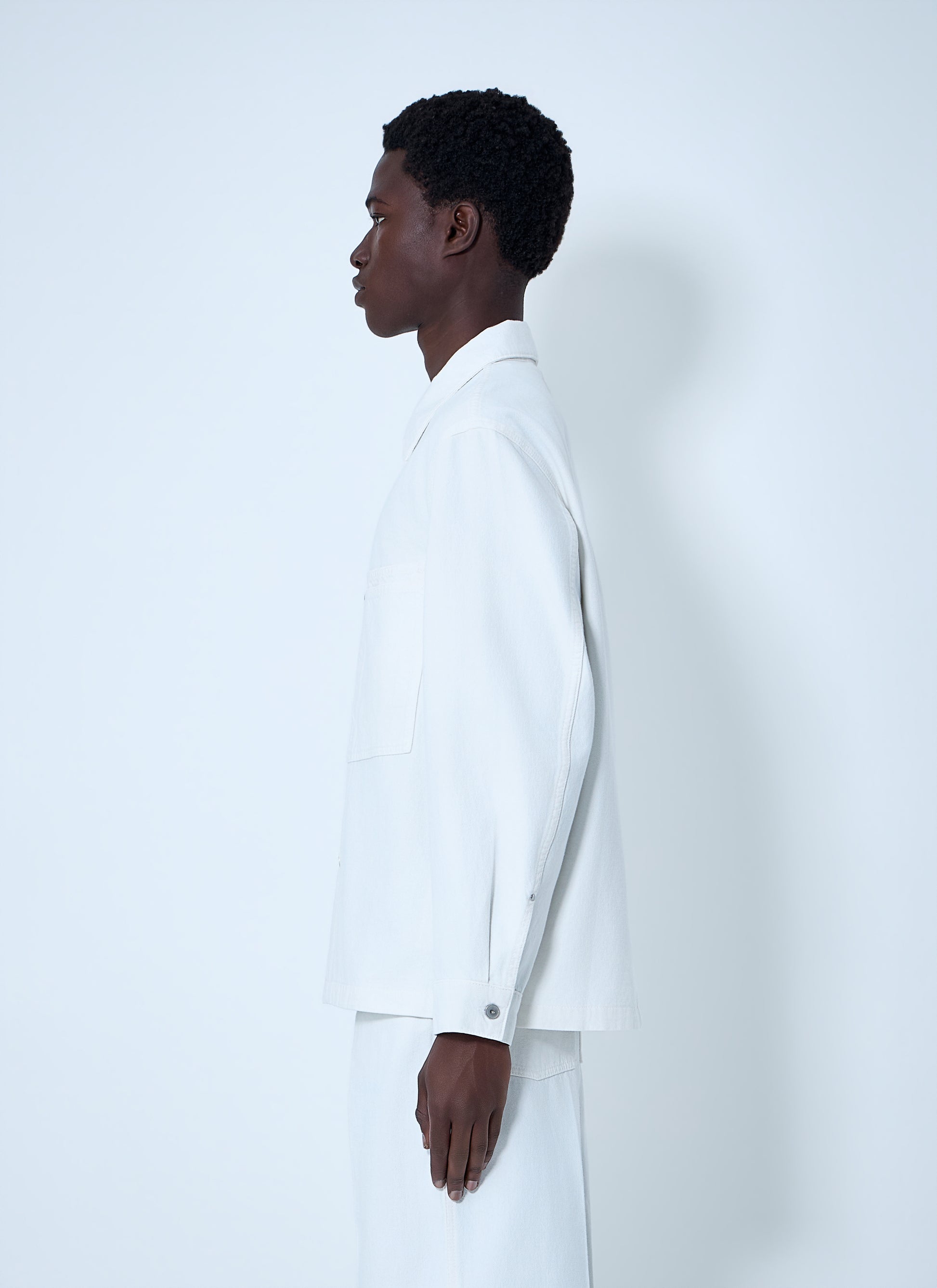 Lemaire Men Cotton Twill Overshirt LEMAIRE