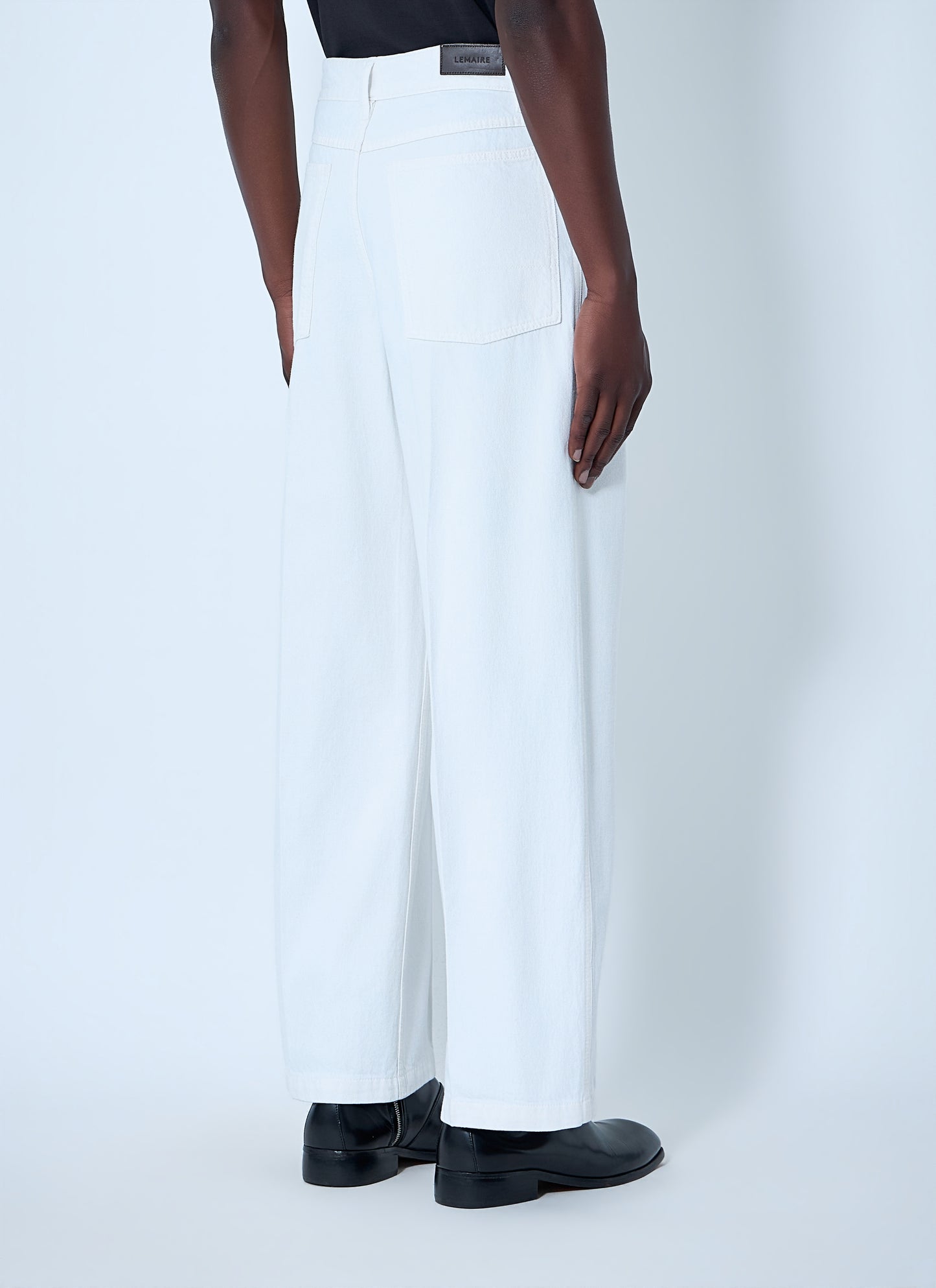 Lemaire Men Wide-Leg Denim Trousers LEMAIRE