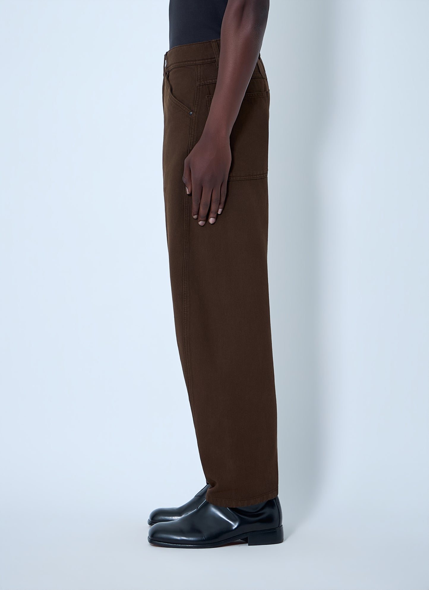 Lemaire Men Wide-Leg Denim Trousers LEMAIRE