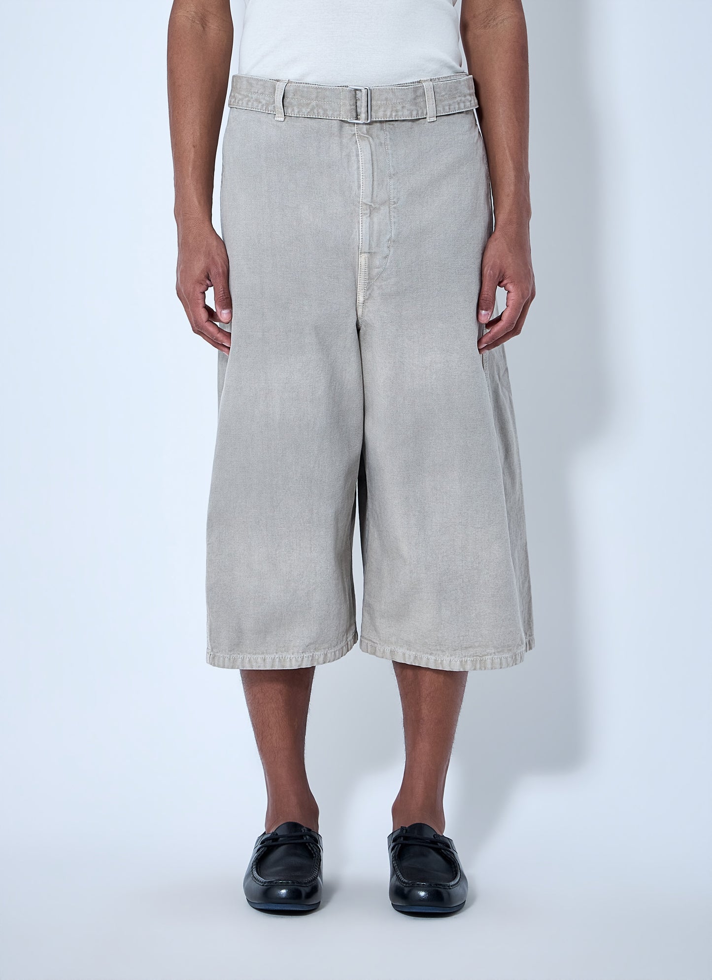Lemaire Men Wide-Leg Denim Culottes LEMAIRE