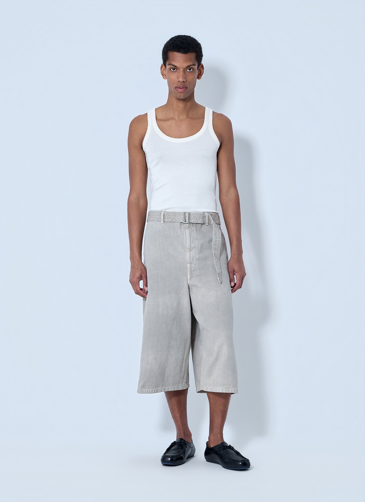 Lemaire Men Wide-Leg Denim Culottes LEMAIRE