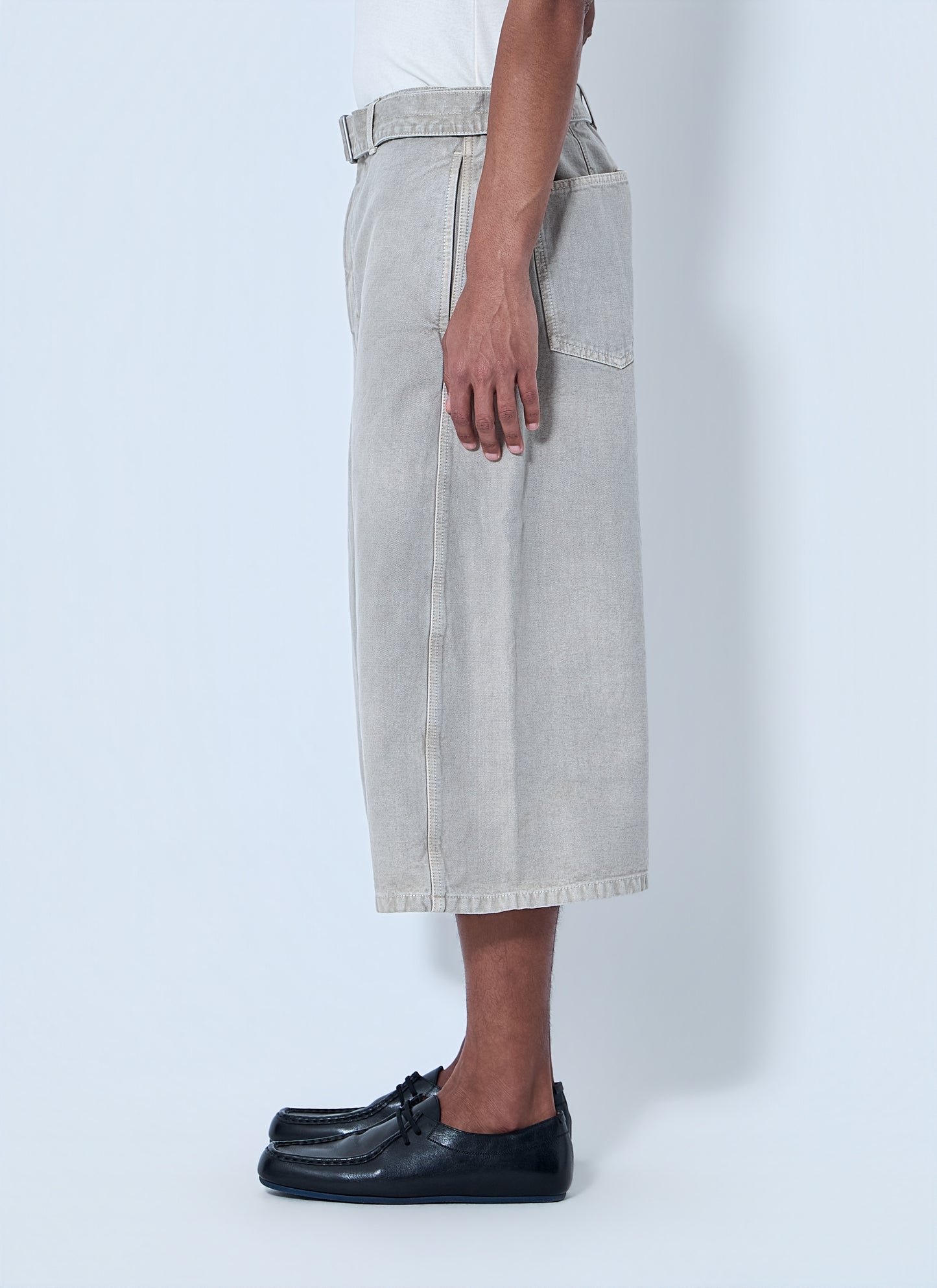 Lemaire Men Wide-Leg Denim Culottes LEMAIRE