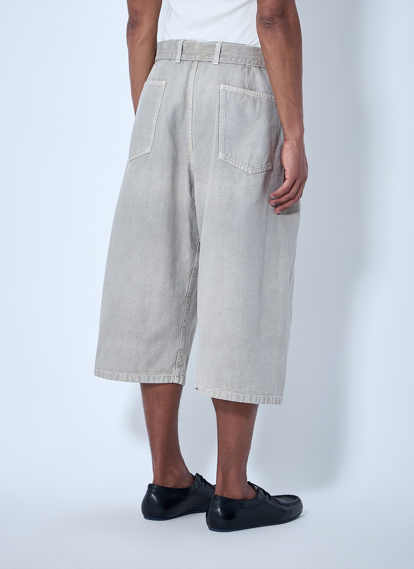 Lemaire Men Wide-Leg Denim Culottes LEMAIRE