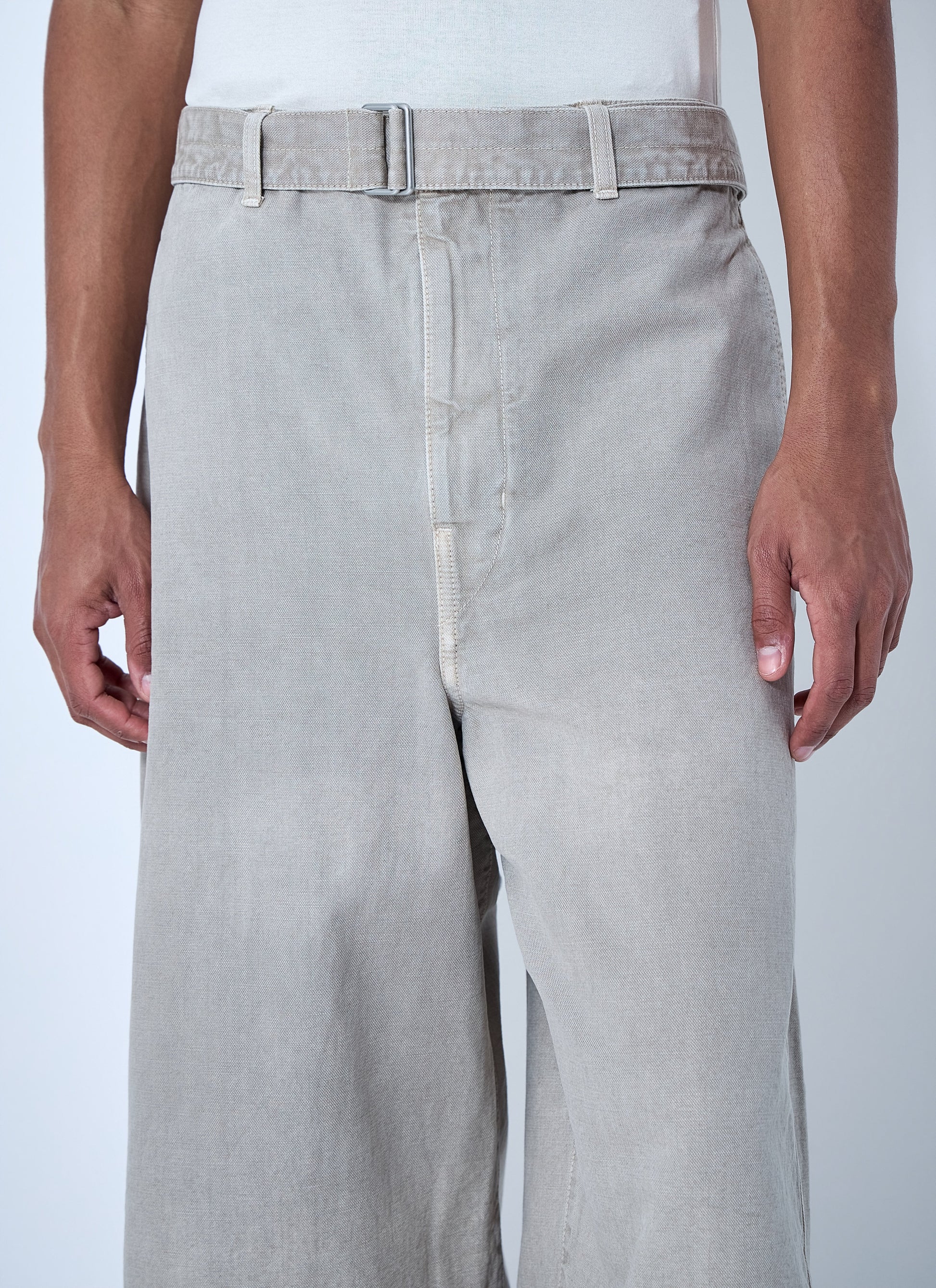 Lemaire Men Wide-Leg Denim Culottes LEMAIRE