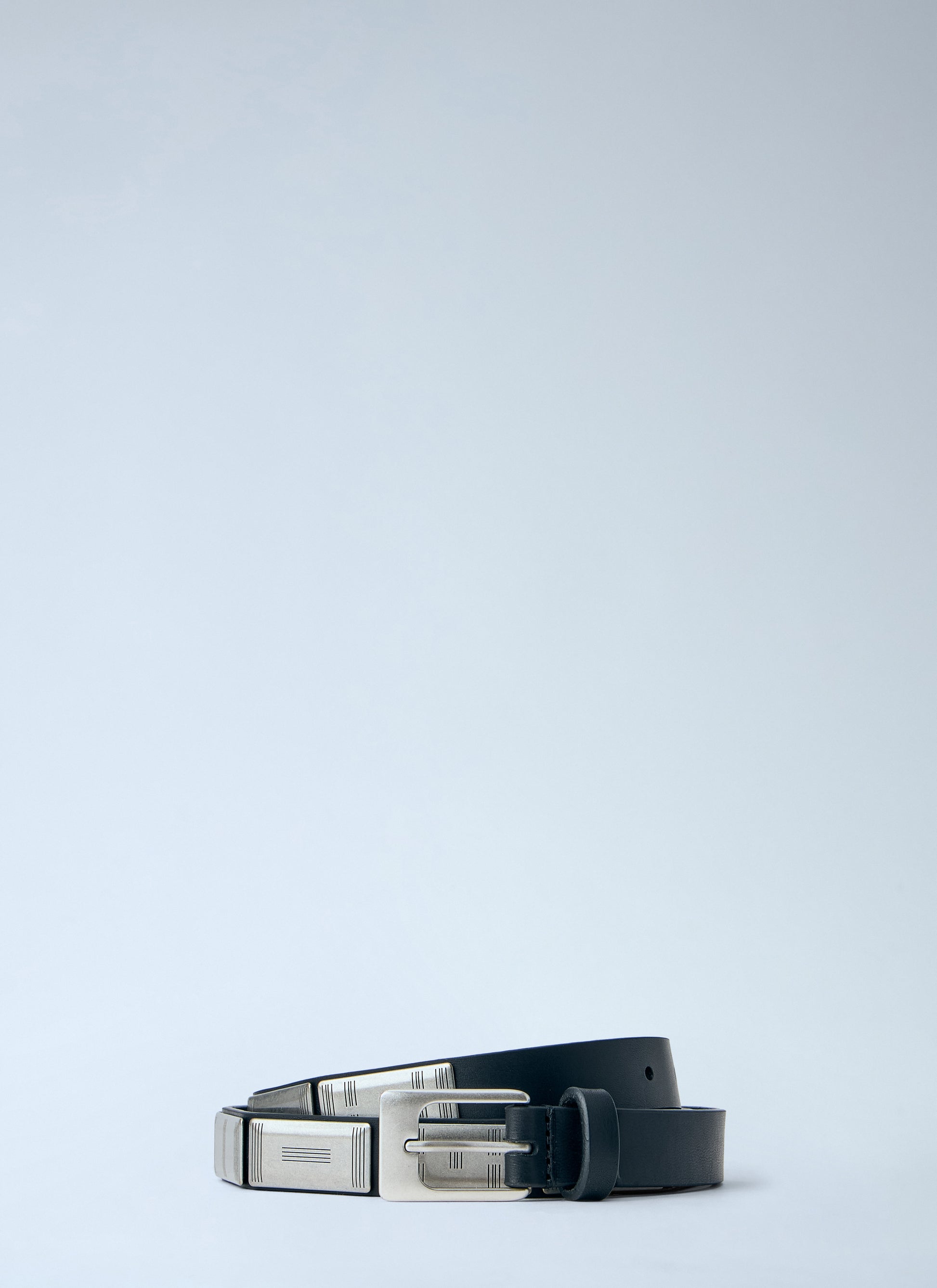 Lemaire Men Buffalo Studs Belt LEMAIRE
