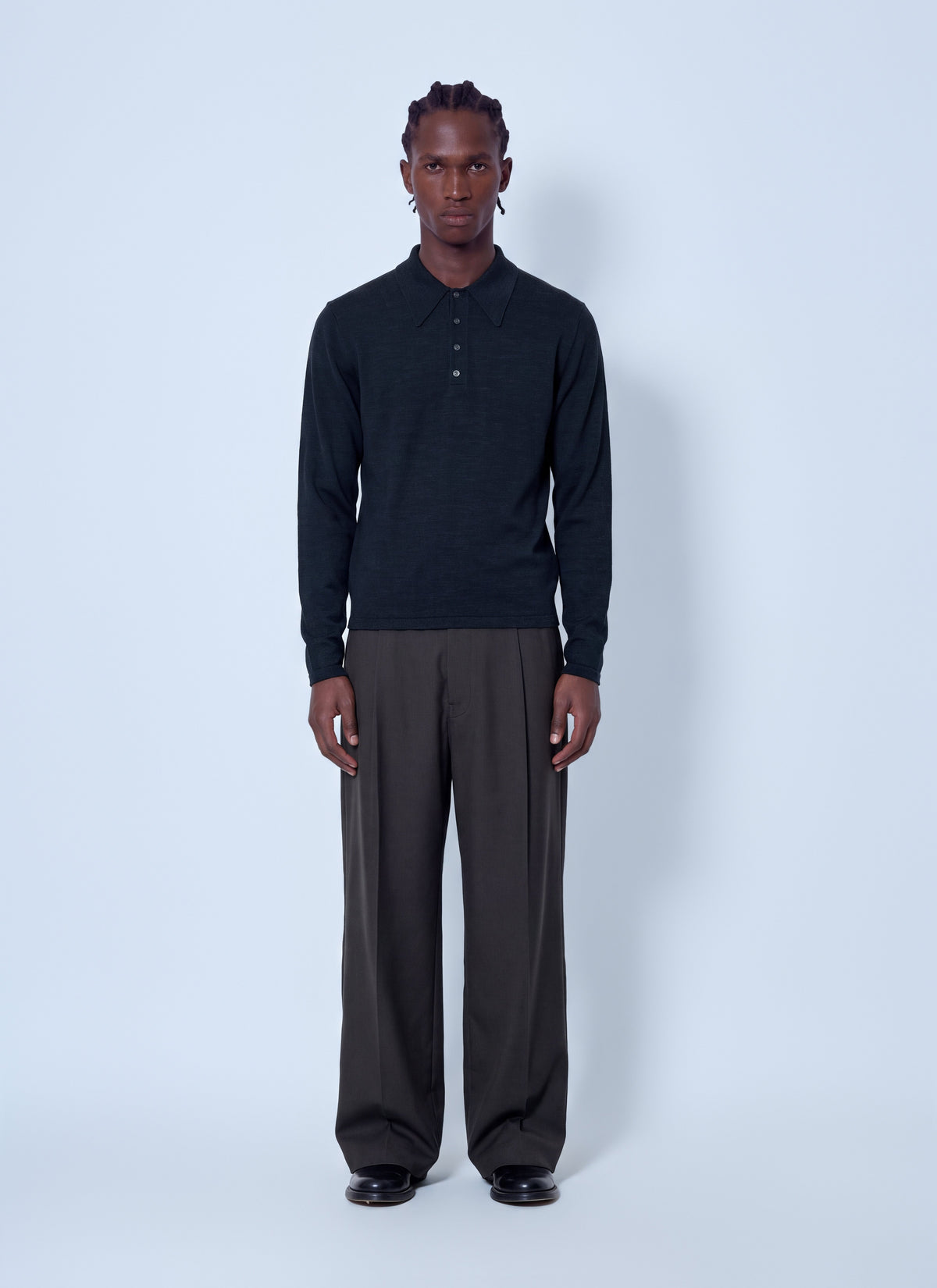 Lemaire Men Single Pleat Tailored Pants LEMAIRE