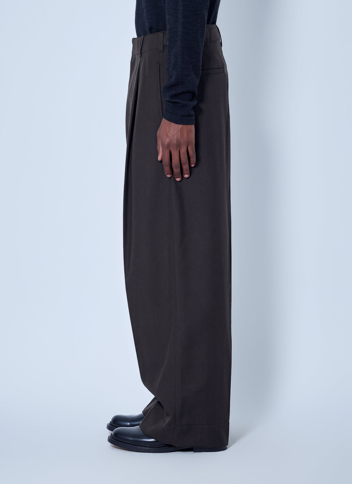Lemaire Men Single Pleat Tailored Pants LEMAIRE
