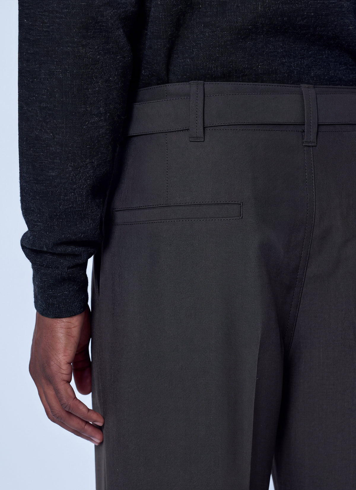 Lemaire Men Single Pleat Tailored Pants LEMAIRE