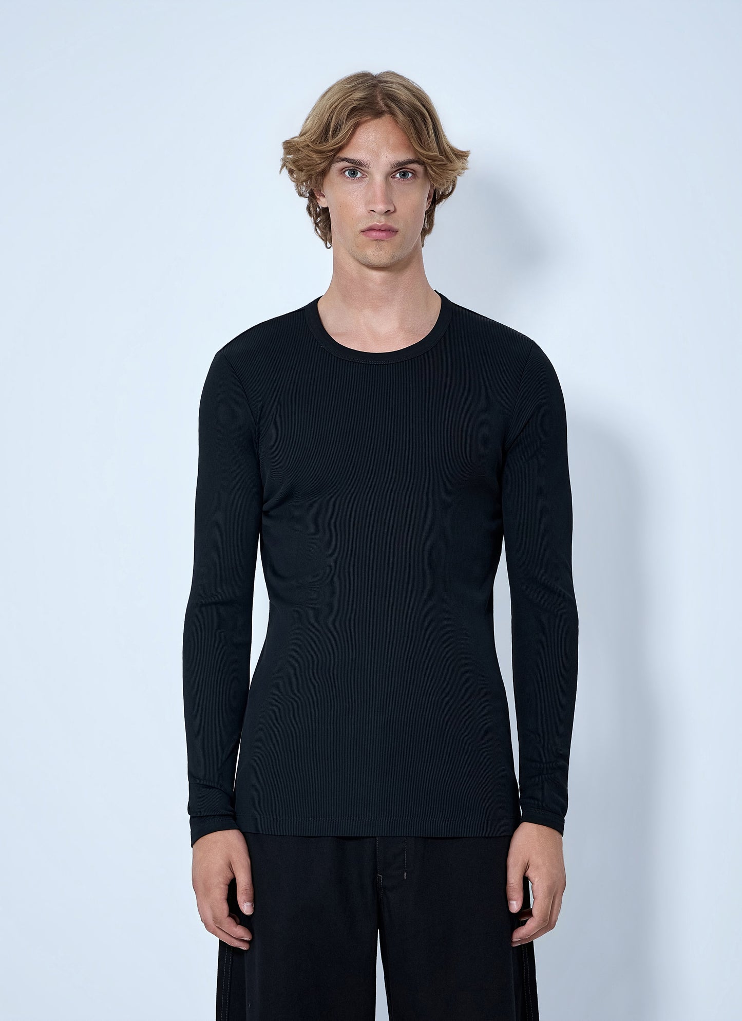 Lemaire Men Long Sleeve Ribbed Tee LEMAIRE