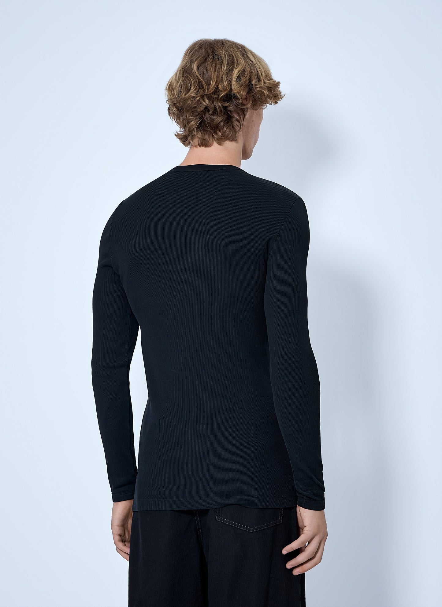 Lemaire Men Long Sleeve Ribbed Tee LEMAIRE