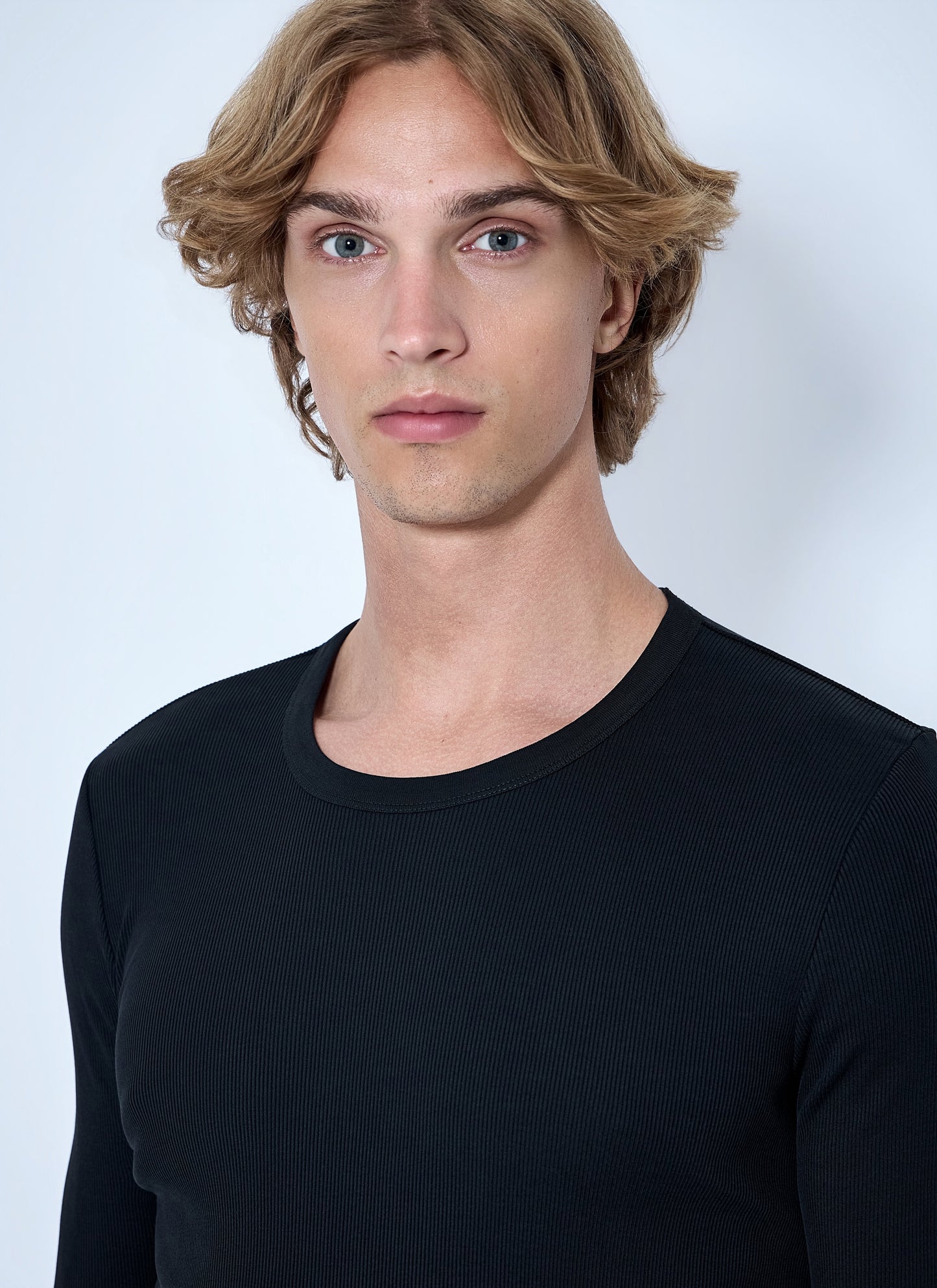 Lemaire Men Long Sleeve Ribbed Tee LEMAIRE