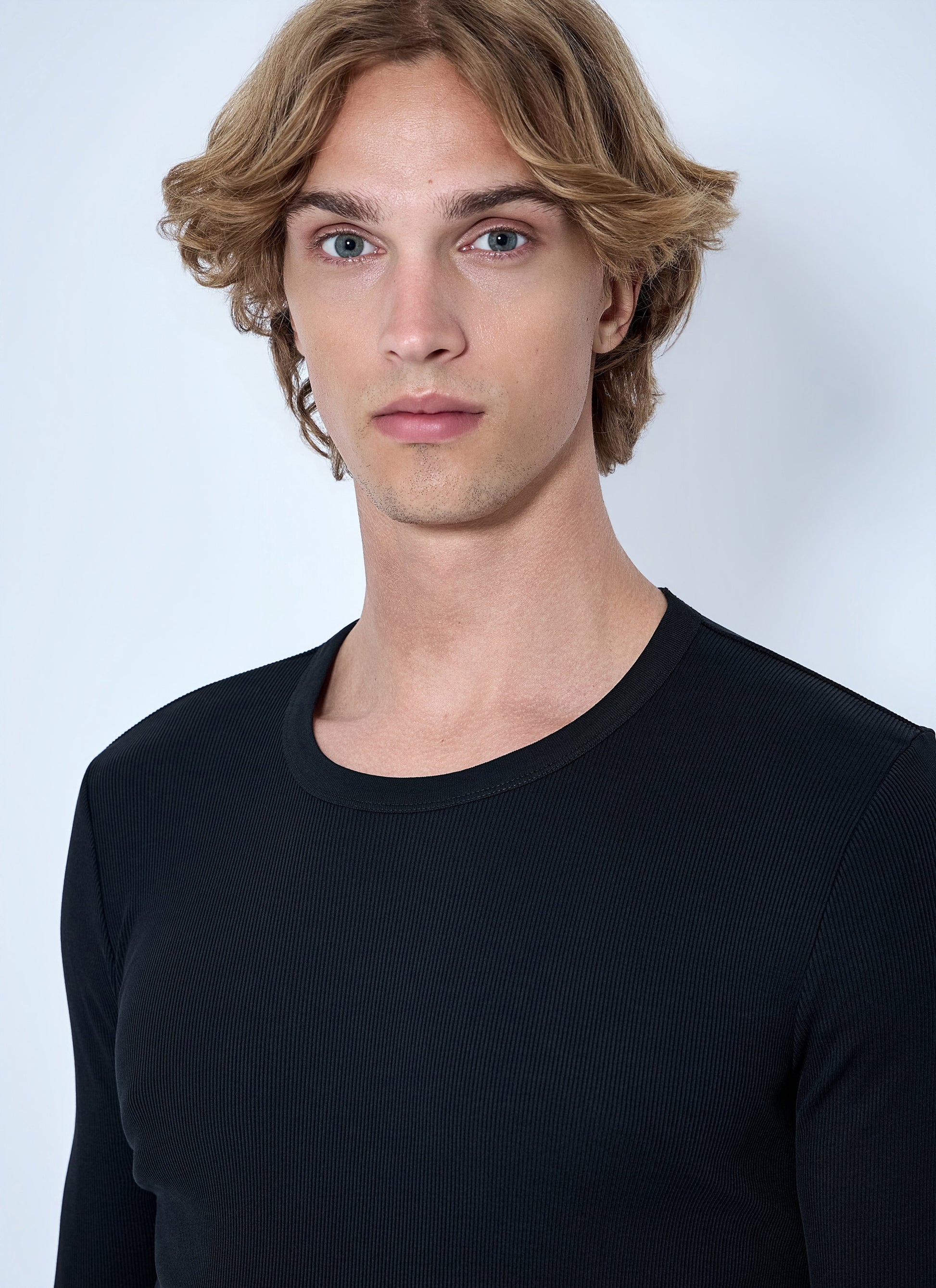 Lemaire Men Long Sleeve Ribbed Tee LEMAIRE
